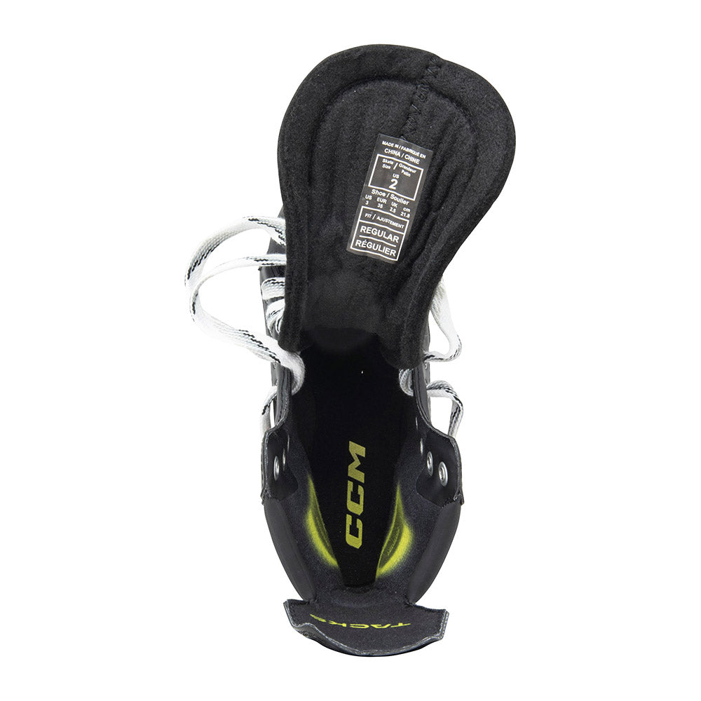 CCM Tacks Vector Plus 2024 Junior Ice Hockey Skates - Lightweight Performance Skates for Youth Players - Perfect for Ice Rink Training & Competitive Games