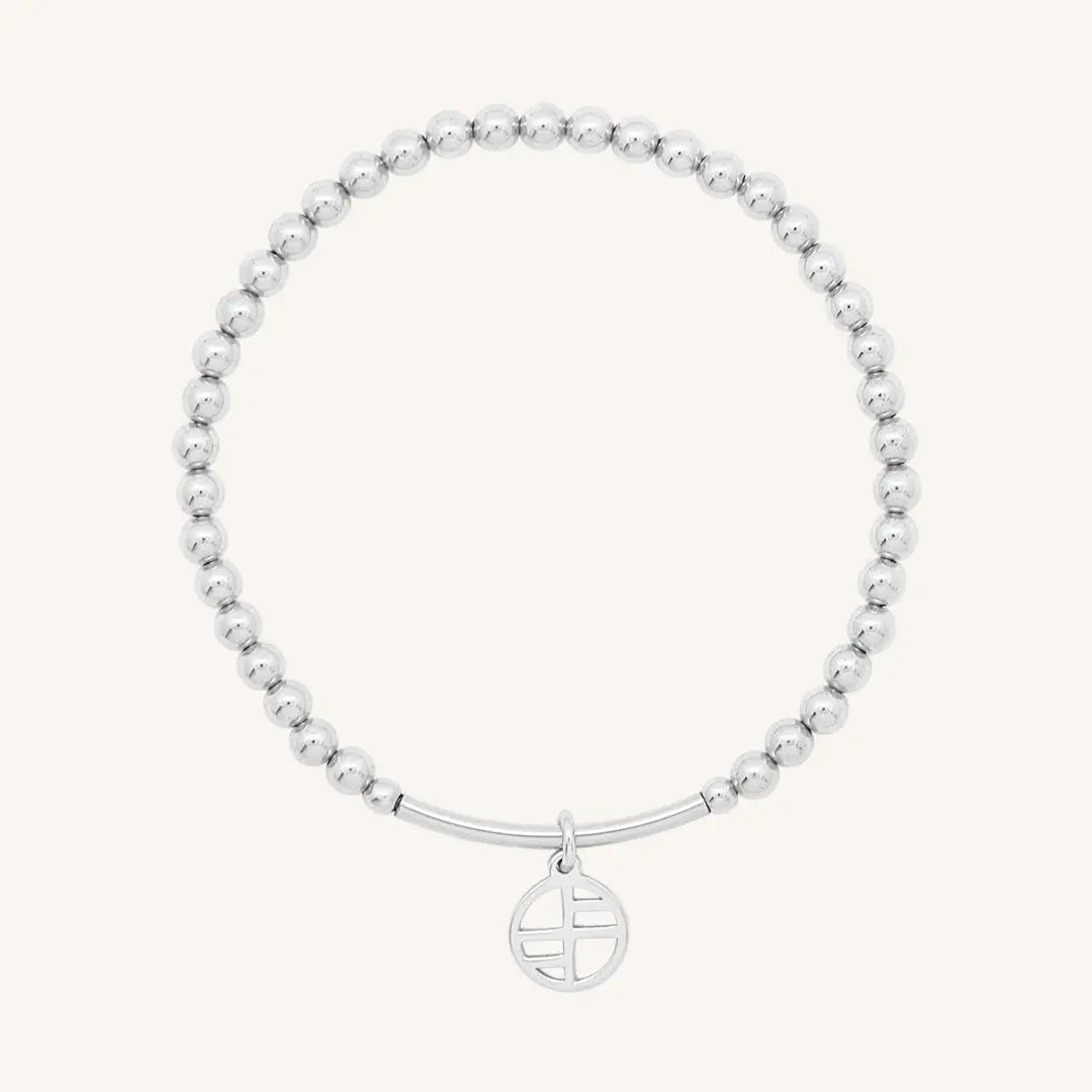 Franc Create 4mm Charm Bracelet for Women - Elegant Adjustable Beaded Bracelet for Everyday Wear, Gifts & Special Occasions