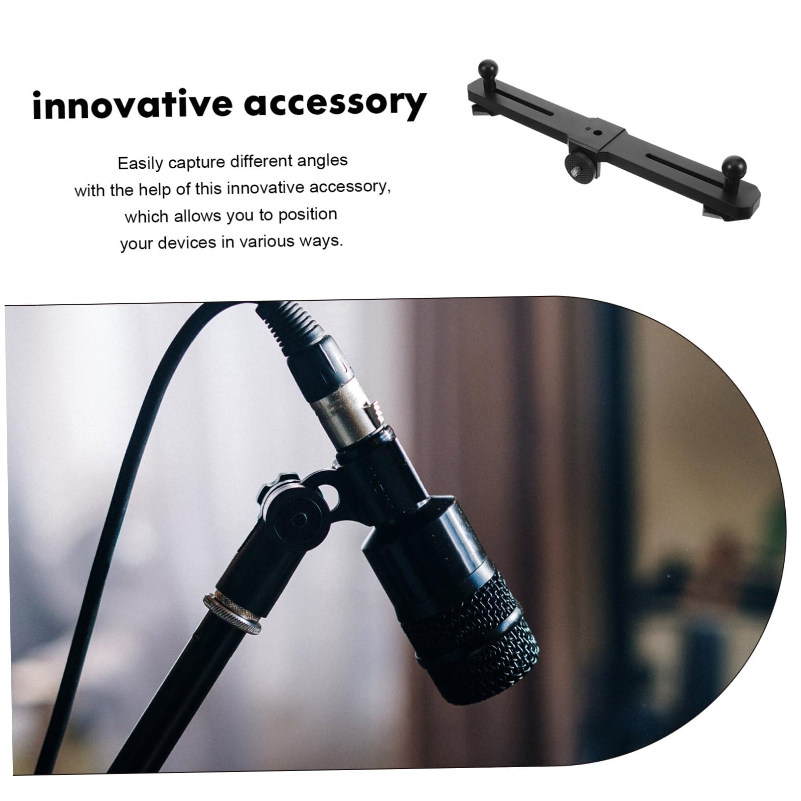 Toyvian Adjustable Metal Phone Tripod Stand with Phone Holder - Compatible with iPhone, Android, DSLR & Mirrorless Cameras - Perfect for Vlogging, Live Streaming, Photography & Video Recording
