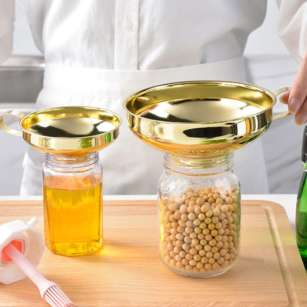 Premium Stainless Steel Wide Mouth Canning Funnel for Mason Jars - Kitchen Food Filling Funnel for Bottles, Jams, Pickles & Preserves - Ideal for Home Canning, Meal Prep & DIY Projects