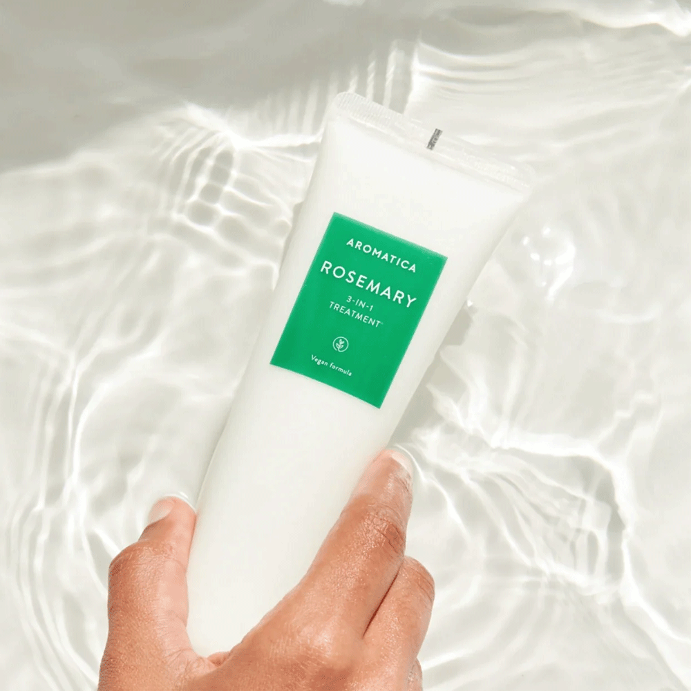 AROMATICA Rosemary 3-In-1 Hair Treatment 160ml - Scalp Care, Hair Growth & Hydration for Thicker, Healthier Hair - Perfect for Daily Use & Damaged Hair Repair