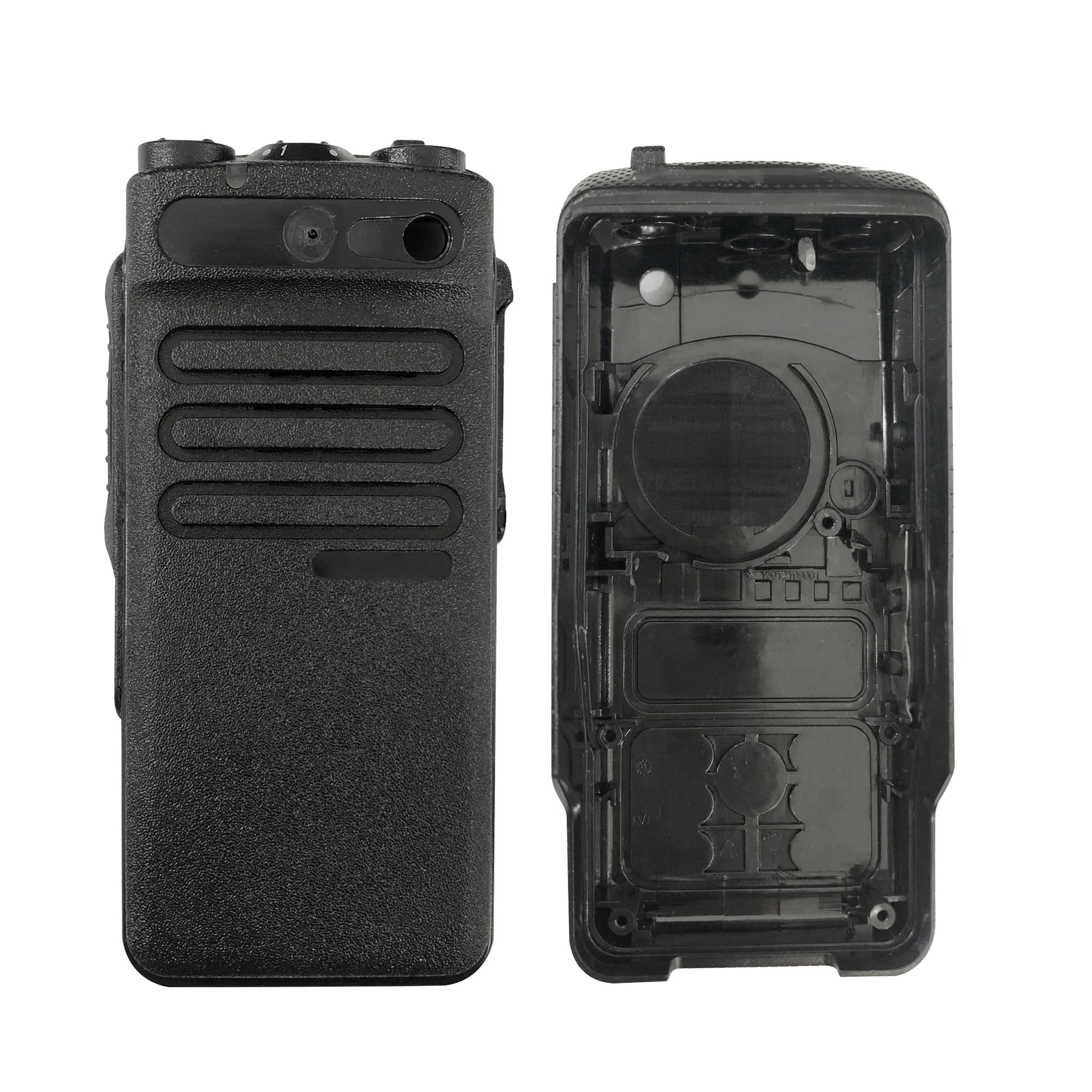 Amasu XPR3300e Replacement Housing Case Front Cover (No Keypad) - Compatible with Motorola XPR3300e Two-Way Radio - Durable Protection for Construction, Security & Outdoor Use