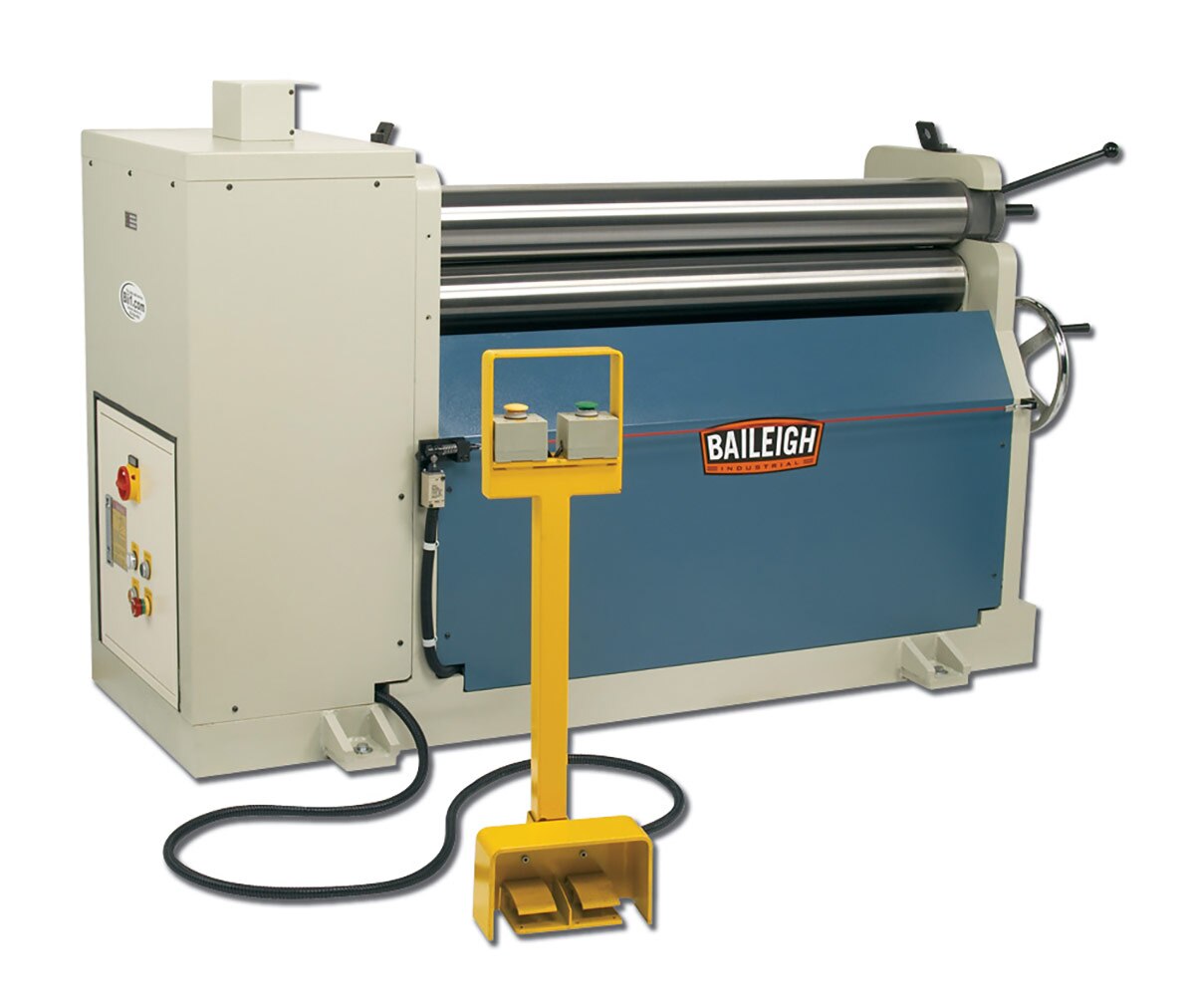 Baileigh Industrial BA9 1006481 PR-403 Plate Roll Machine for Metal Bending - Perfect for Metal Fabrication, HVAC, and Automotive Workshops