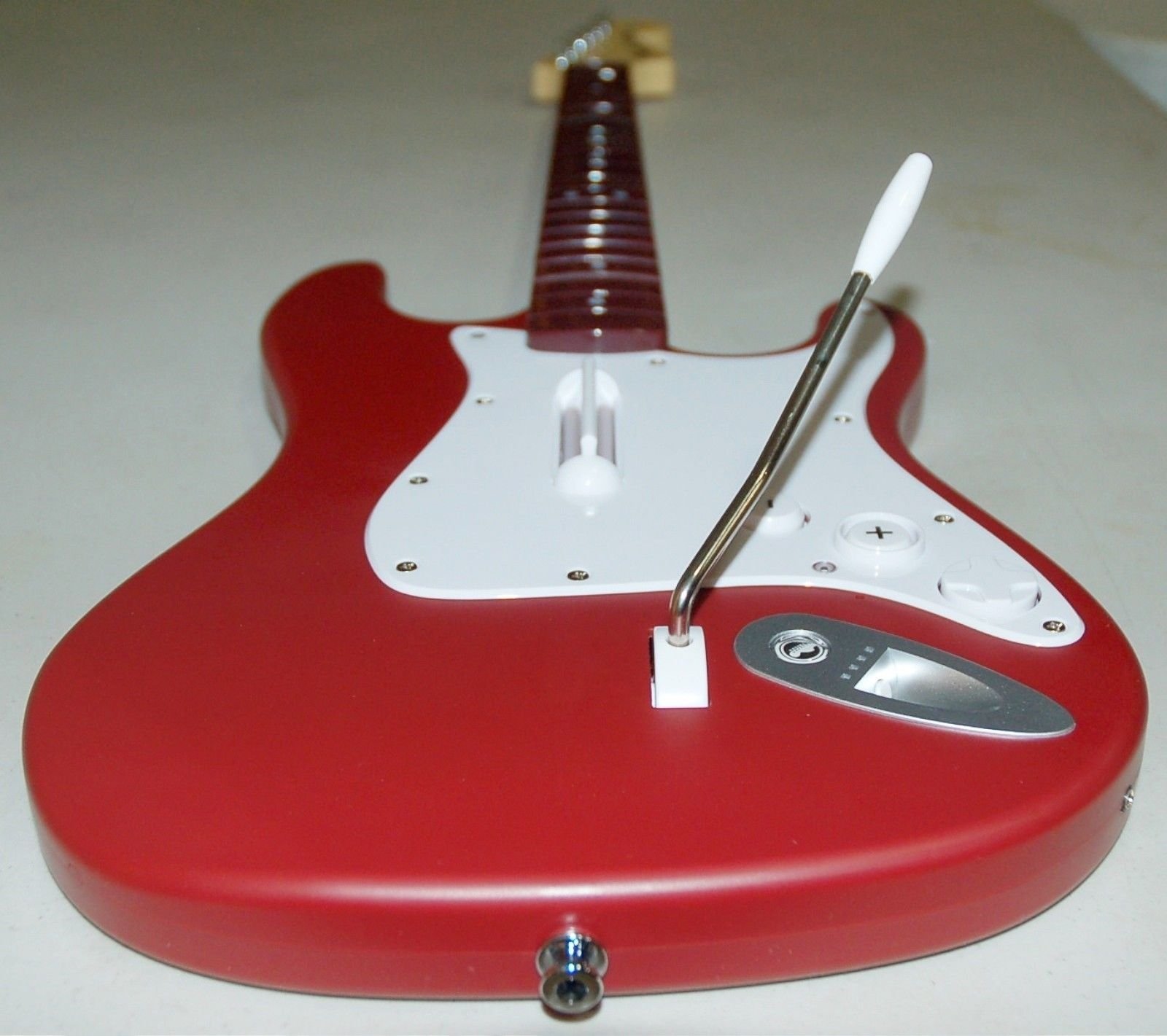 Mad Catz Rock Band 3 Wireless Fender Stratocaster Guitar Controller for Wii & Wii U - Red | Compatible with Rock Band Games, Perfect for Gaming Parties & Music Simulation