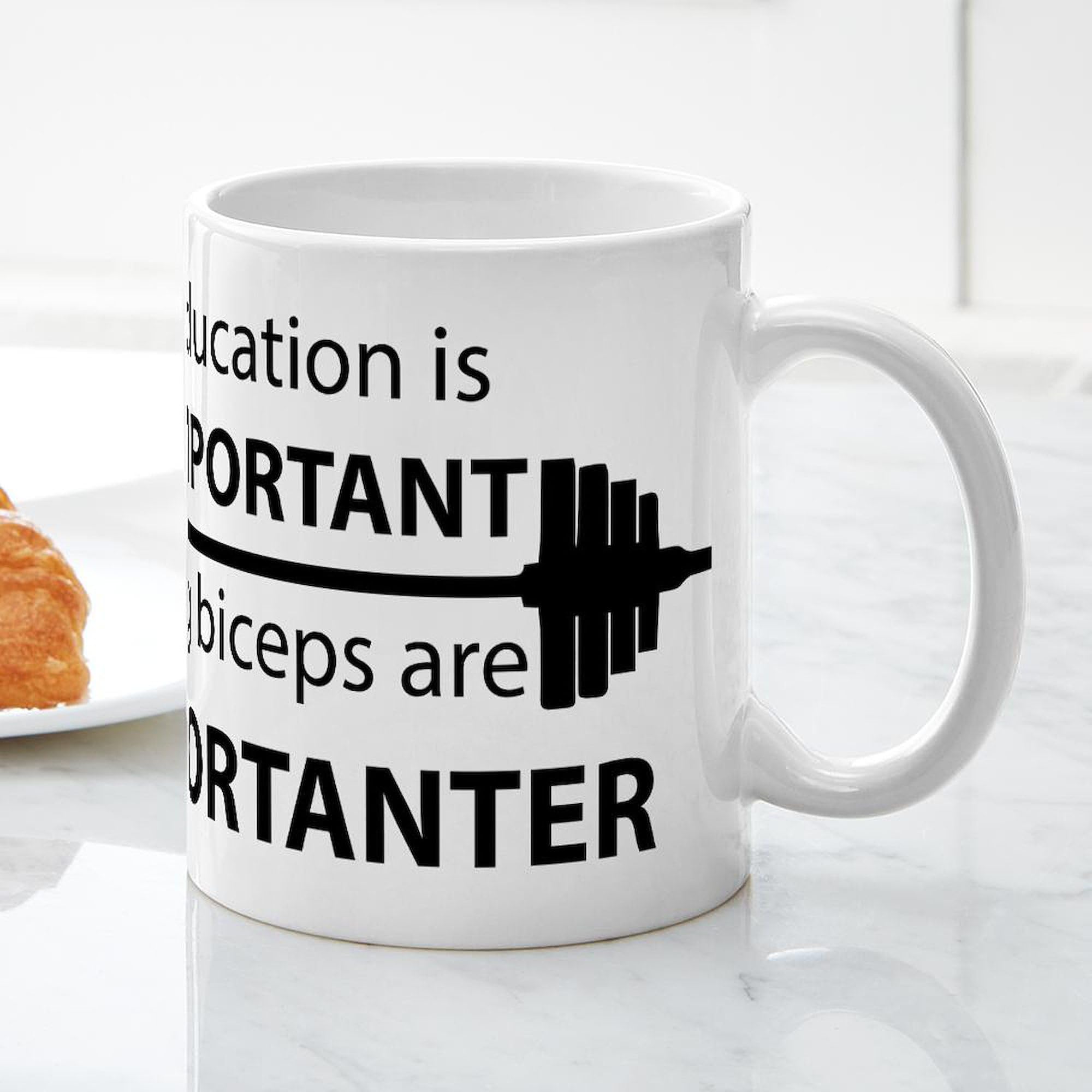 Funny Lifting Mugs 11 oz (325 ml) - Ceramic Coffee Cup with Motivational Gym Quotes - Perfect for Gym Enthusiasts, Weightlifters & Fitness Gifts