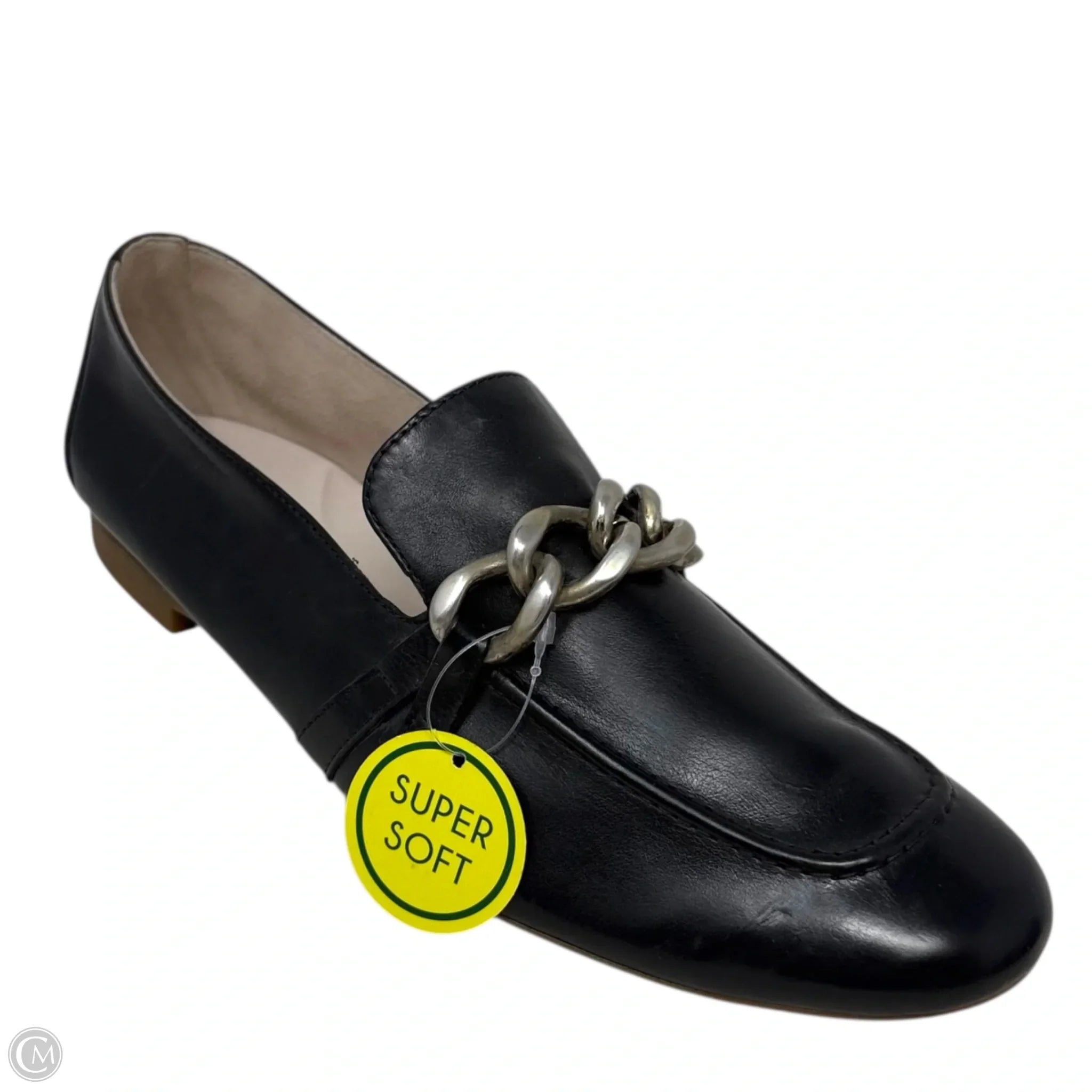 Paul Green Soft Leather Loafers for Men - Black Genuine Leather Slip-On Shoes Size 10.5 - Comfortable Casual & Office Wear for Business Professionals