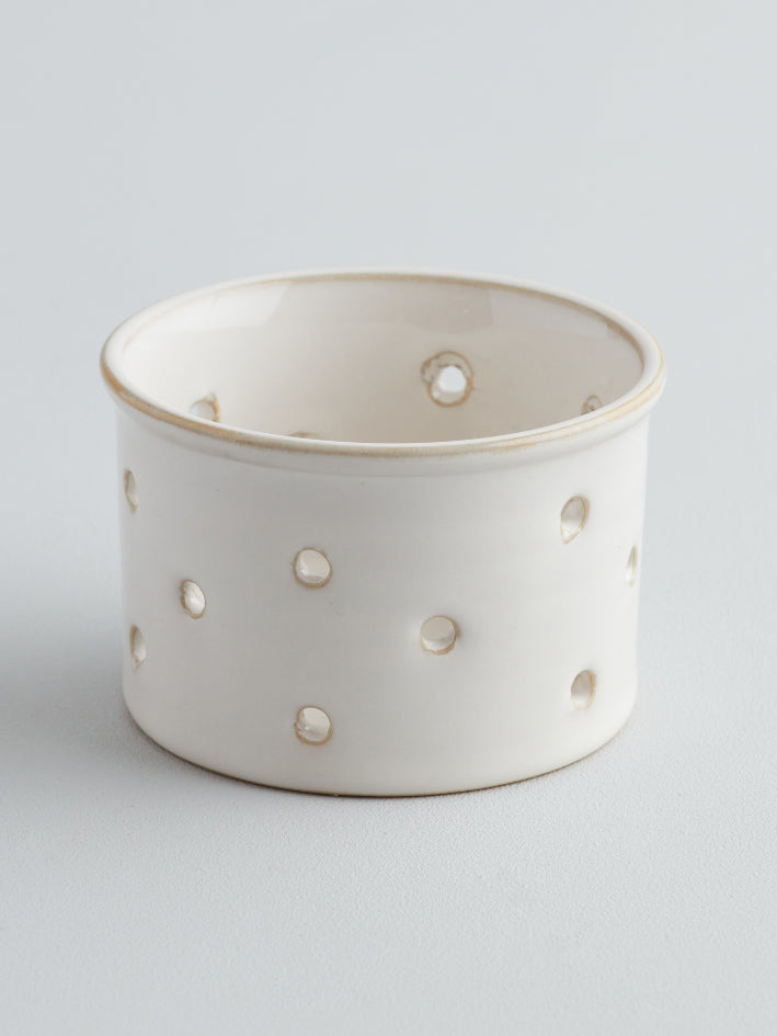 St Eval Glazed Tealight Holder - Elegant Ceramic Candle Holder for Home Decor, Wedding Centerpieces & Romantic Ambiance