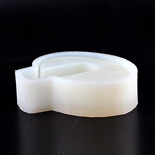 NICOLE Silicone Cement Mold for DIY Concrete Flower Pots & Ashtrays - Reusable Crafting Tool for Home Garden Decor and Unique Gifts