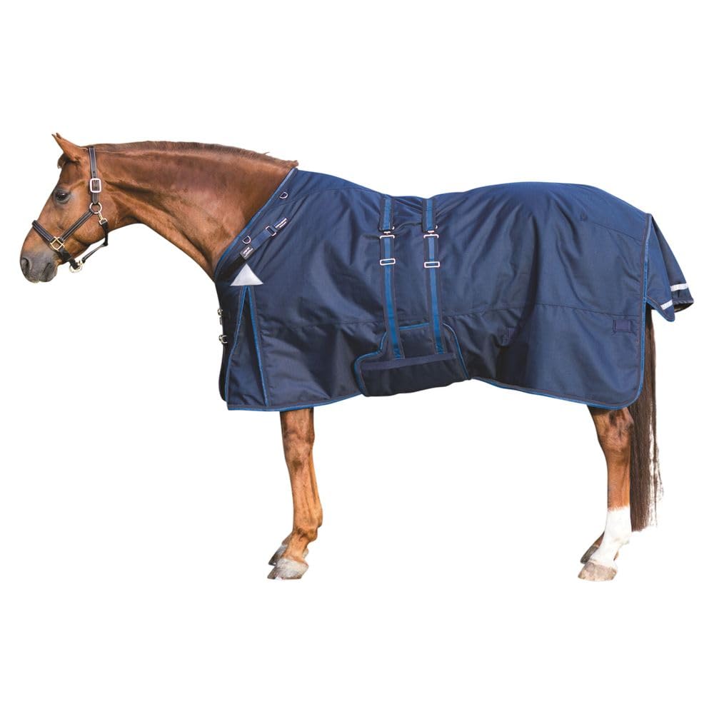 Challenger II VTEK Adjusta-Fit Bellyband Horse Blanket - Waterproof Winter Horse Blanket with Wither Relief for Cold Weather Protection | Ideal for Trail Riding, Stable Use & Winter Horse Care