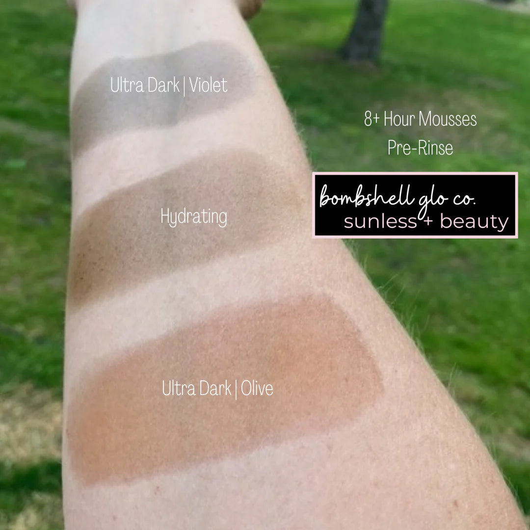 Ultra Dark Violet Sunless Tanning Mousse - Instant Self Tanner for a Natural Glow | Perfect for Beach, Pool & Special Occasions