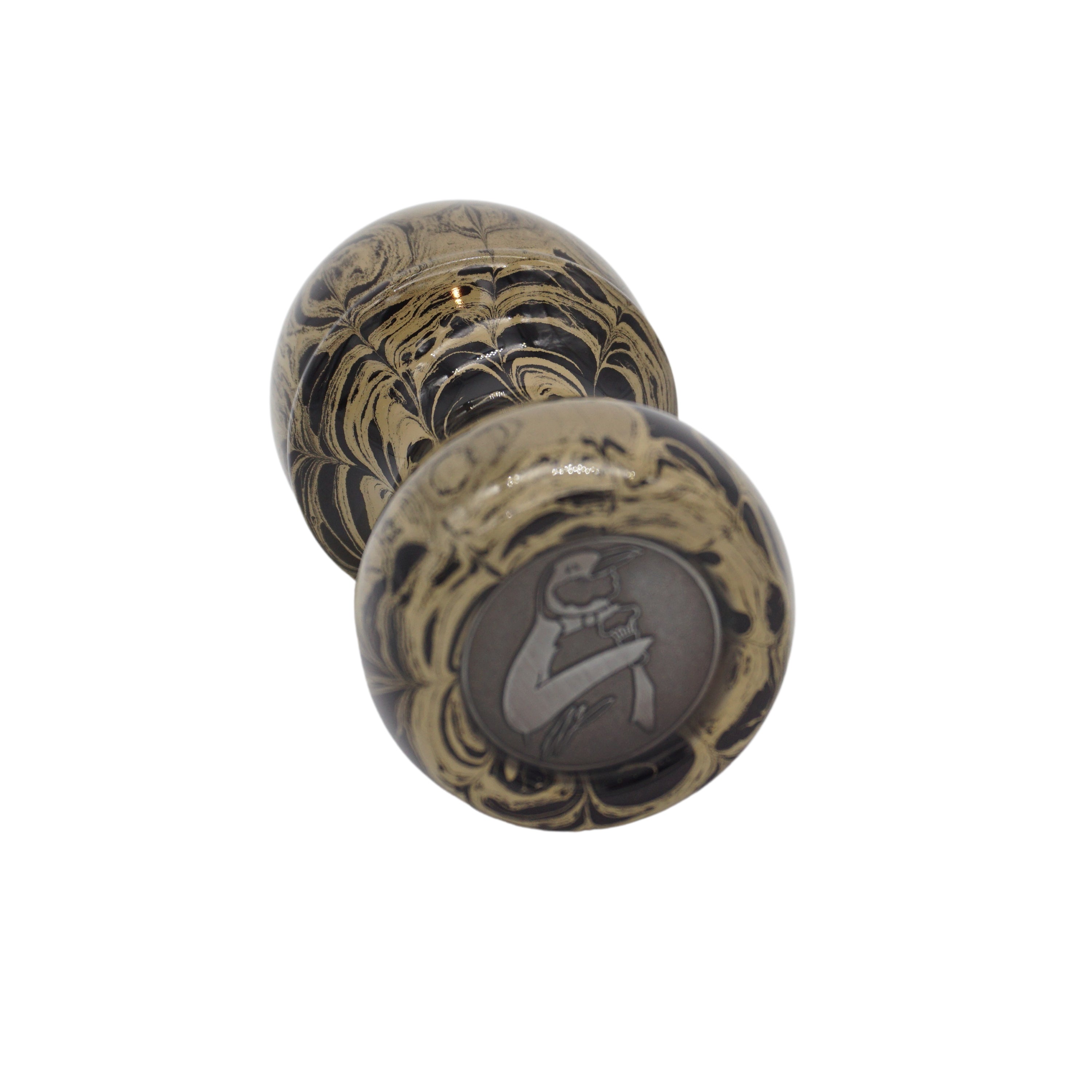 Premium Sand Ebonite Handmade Shaving Brush Handle - Fits 24mm & 26mm Knots - Perfect for Wet Shaving, Grooming Kits & Luxury Bathroom Essentials