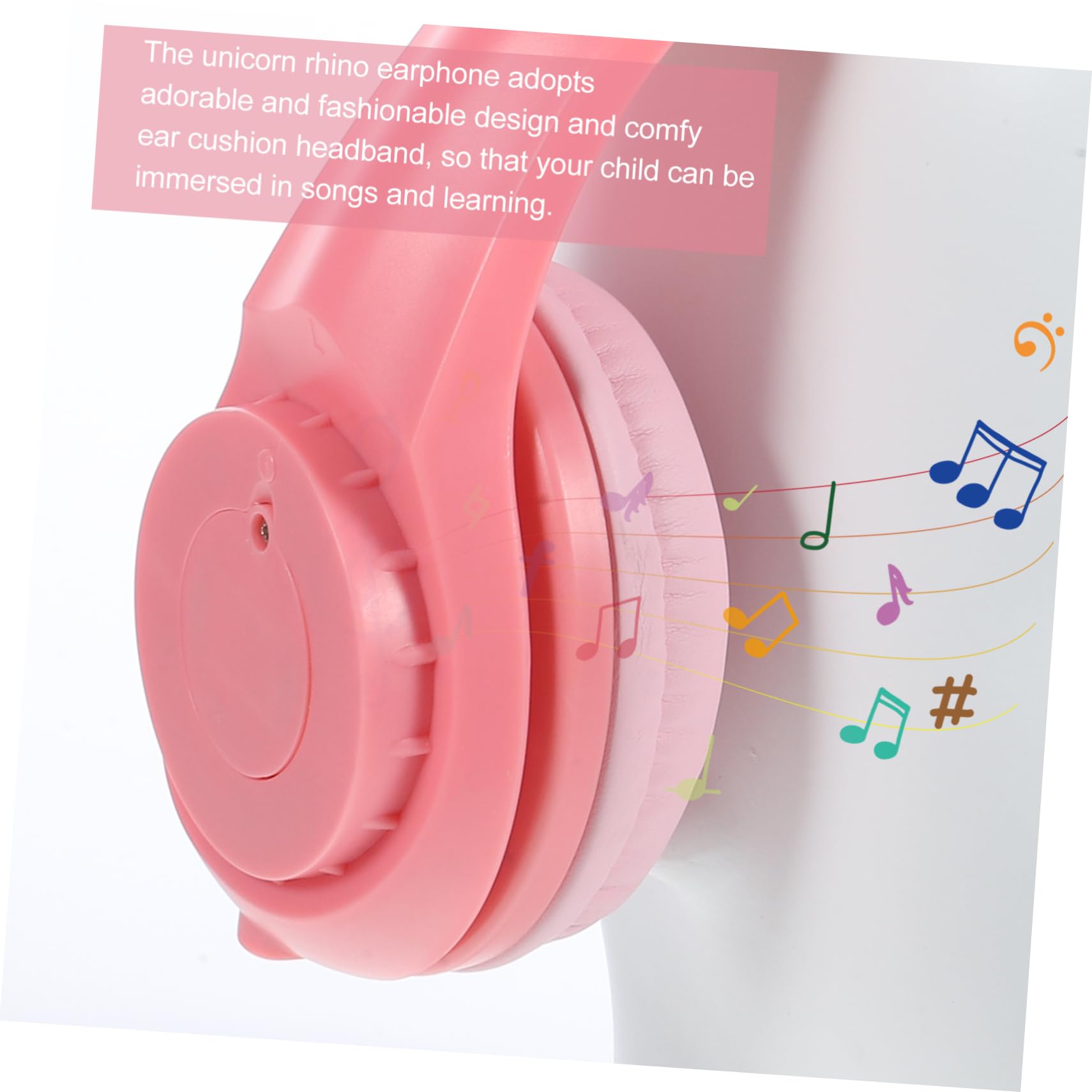 ARTIBETTER LED Light Up Gaming Headphones for Kids - Unicorn & Rhinoceros Horn Design, Comfortable Over-Ear Wired Headset for Boys & Girls | Perfect for Gaming, Music & Party Fun