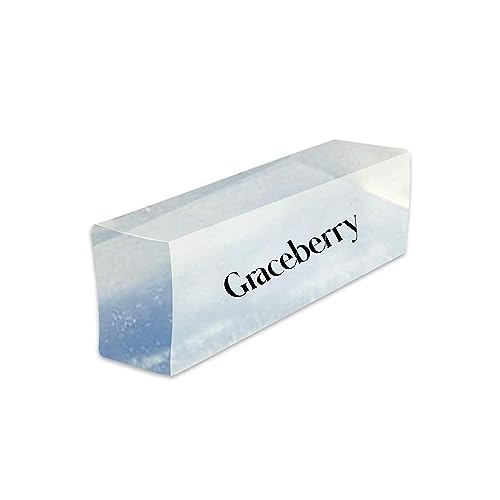 Graceberry Transparent Melt & Pour Glycerin Soap Base (22 lbs) - Sulfate Free, Paraben Free, Vegan - DIY Handmade Soap Making for Bath, Spa & Gift Sets