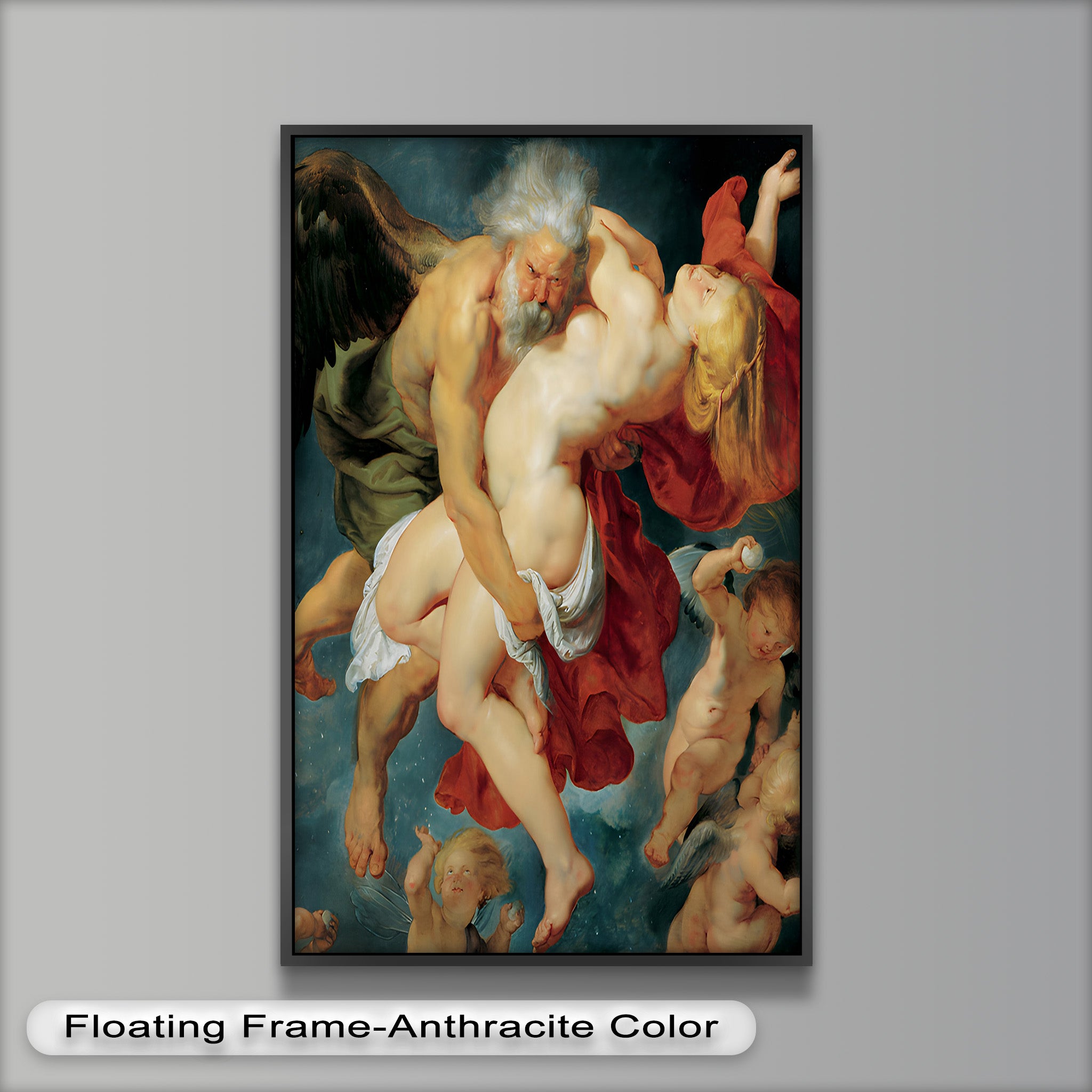 Abduction of Psyche - Mythological Renaissance Nude Oil Painting Reproduction | Classic Art Wall Decor for Living Room, Bedroom & Office