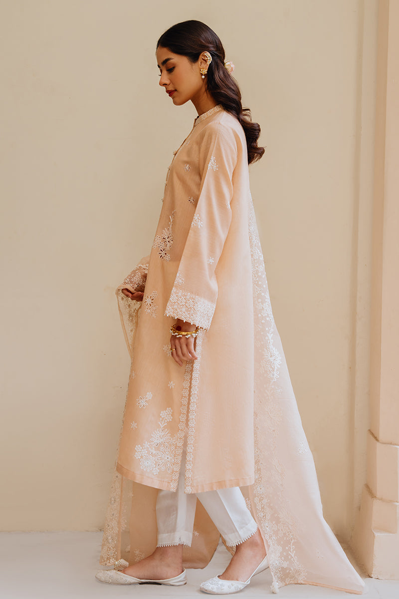 Premium Maple Sugar 2-Piece Outfit (Shirt & Dupatta) - Elegant Ethnic Wear for Festivals, Weddings & Special Occasions