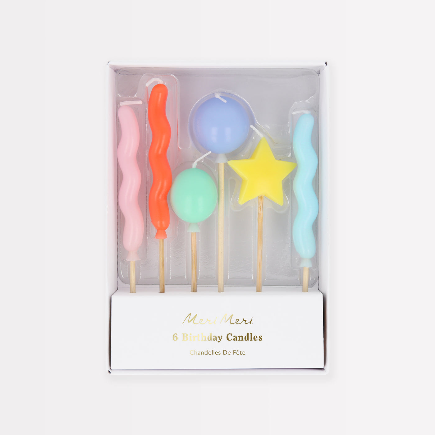 Balloon Candles - Decorative Birthday Party Candles for Cake Toppers, Wedding & Baby Showers - Perfect for Celebrations & Special Events