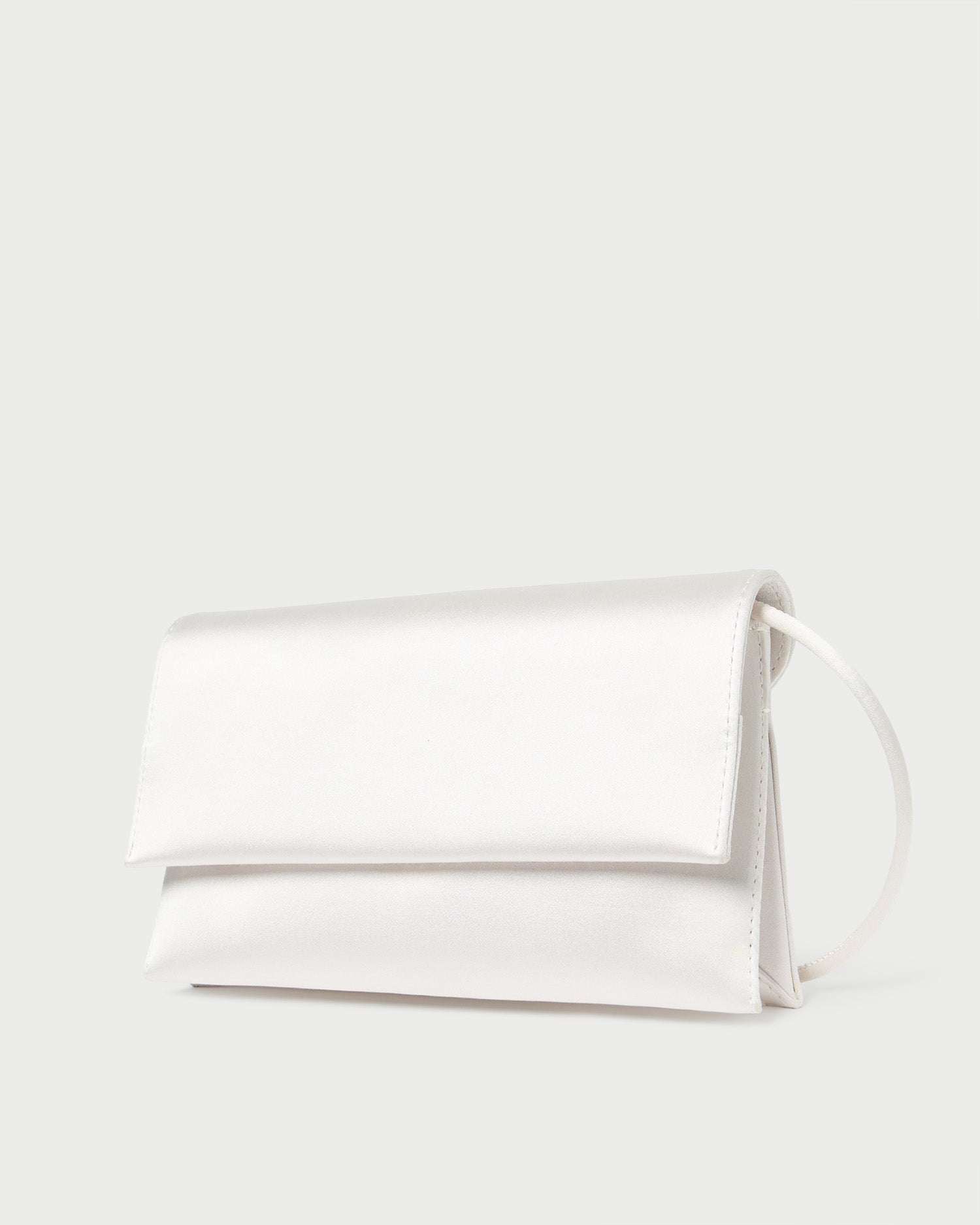 Charlee Women's Cream Satin Shoulder Bag - Elegant Crossbody Purse for Evening Parties, Weddings & Date Nights