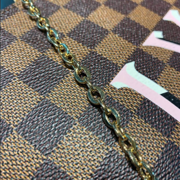 Louis Vuitton Double Zip Pochette Handbag - Damier Ebene Canvas Crossbody Bag for Women | Perfect for Travel, Evening Out & Daily Use