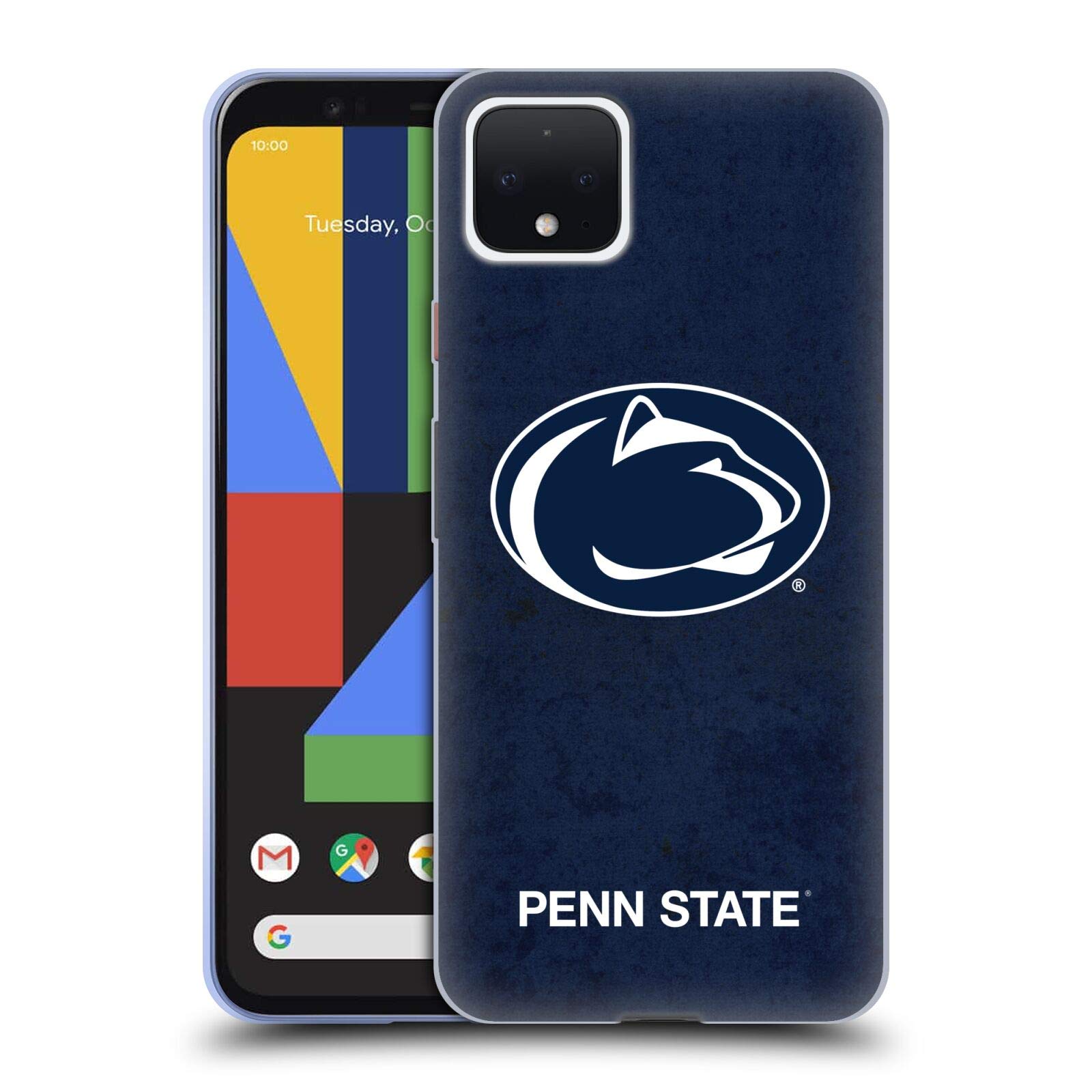 PSU Distressed Gel Case for Google Pixel 4 - College Fan Gift