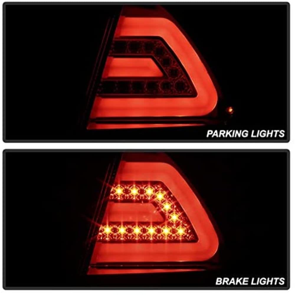 Spyder Auto 5076427 LED Tail Lights Chrome/Smoked - High-Performance Car Accessories for Enhanced Visibility & Style