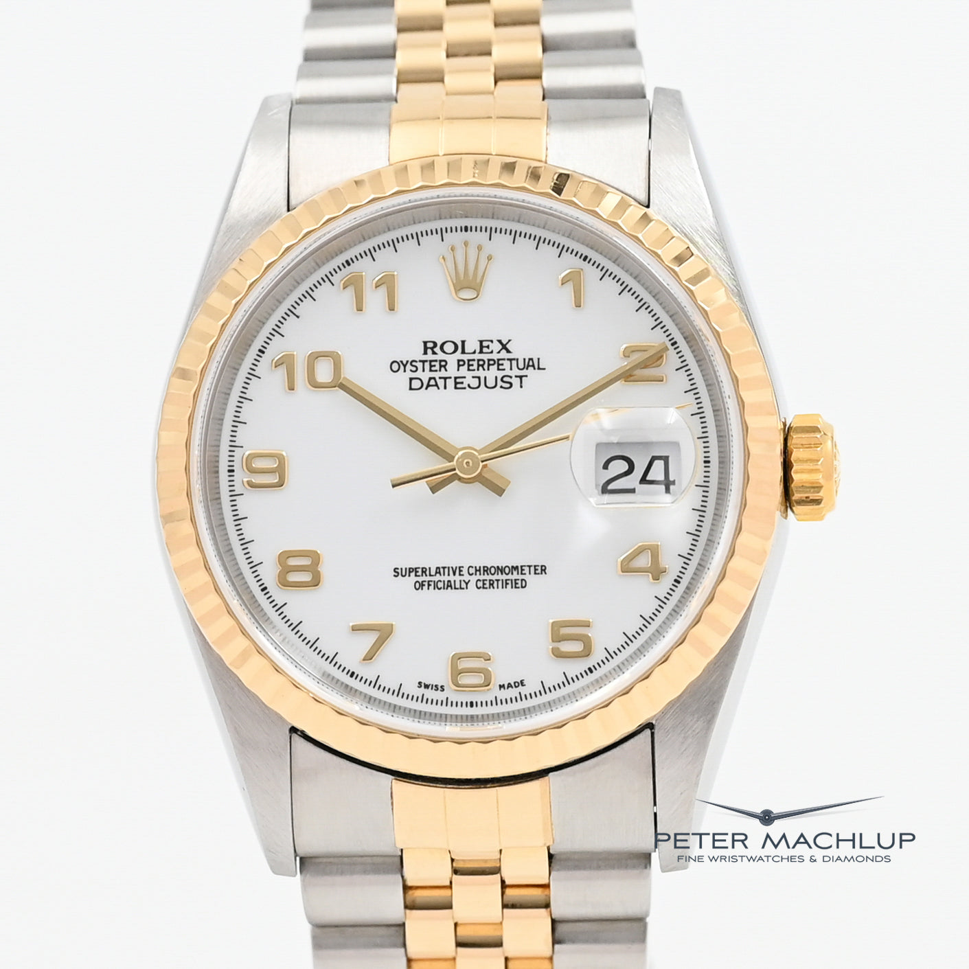 Authentic Rolex Datejust 36mm Stainless Steel Watch 2001 Model - Luxury Timepiece for Men, Perfect for Business, Formal Events & Collectors
