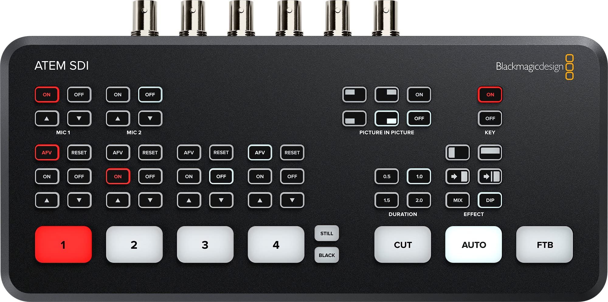 Blackmagic Design ATEM SDI Professional Live Production Switcher - 4K Video Mixer for Streaming, Broadcast & Event Production