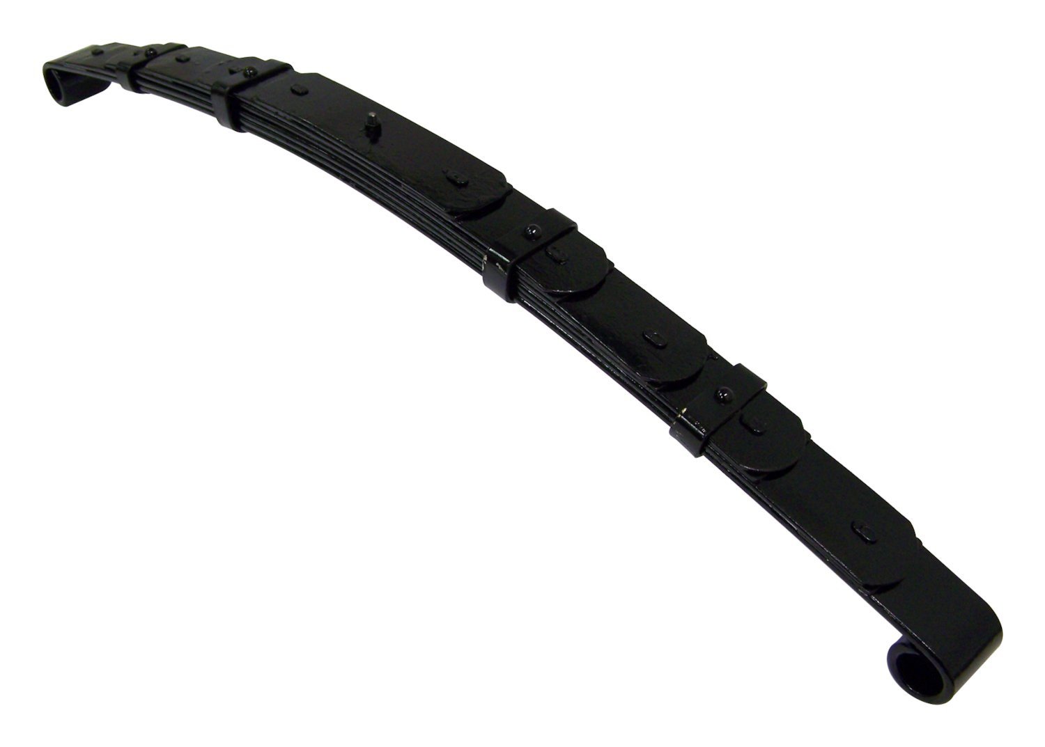 Crown Automotive Leaf Spring Assembly Suspension - Heavy Duty Black Replacement for Trucks & SUVs - Off-Roading, Towing & Hauling Applications
