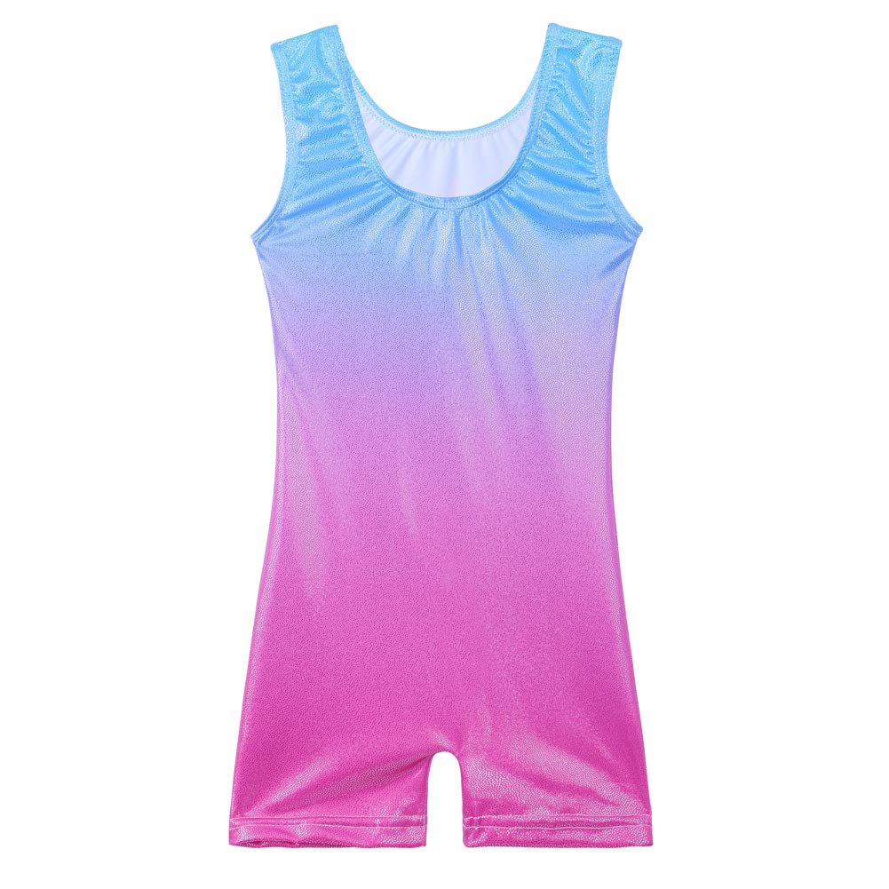 XFGIRLS Girls Gymnastics Leotards - Sparkly One-Piece Dance Leotard for Ballet, Cheerleading & Athletic Performance - Perfect for Competitions, Recitals & Practice