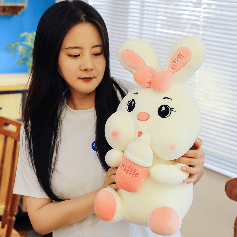 Giant Stuffed Bunny Plush Toy - Extra Large Soft Huggable Rabbit for Kids & Adults - Perfect for Cuddling, Nursery Decor, and Gift Giving