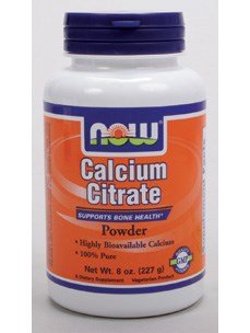 Now Foods Calcium Citrate Powder - 8 oz (227g) | High Absorption Calcium Supplement for Bone Health & Muscle Function | Ideal for Daily Nutrition & Dietary Support