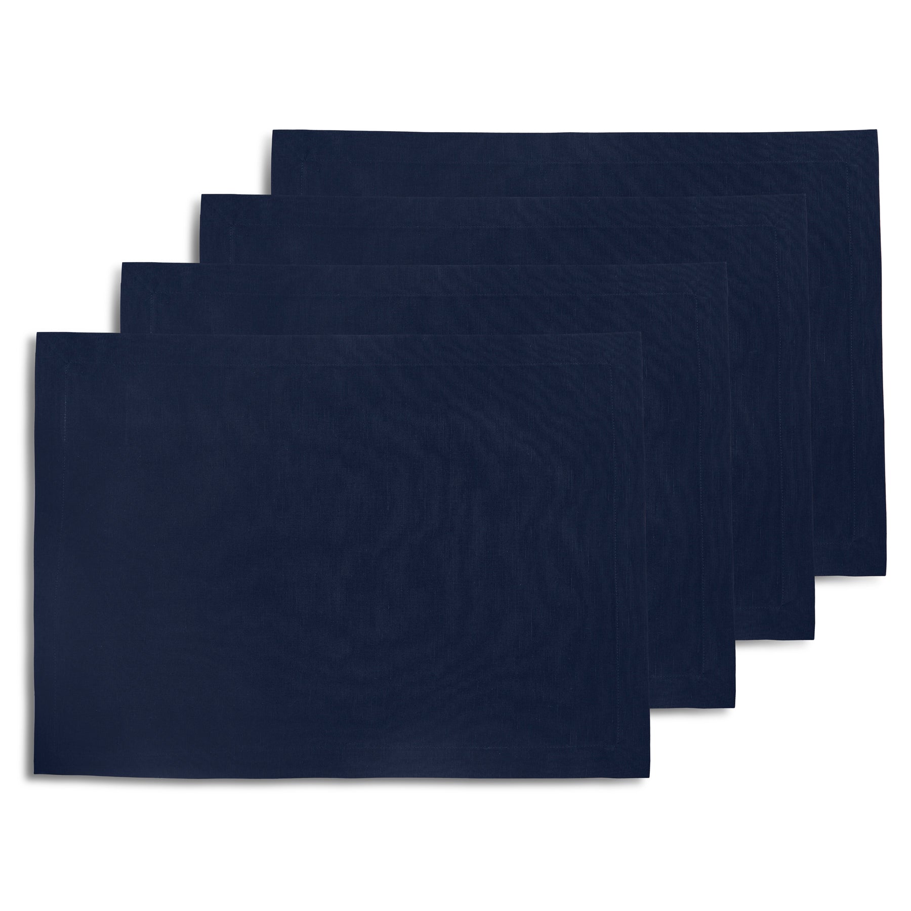 Premium Cotton Linen Placemats Set of 6 - Natural Woven Table Mats for Dining Room Decor - Elegant Place Settings for Dinner Parties & Everyday Use