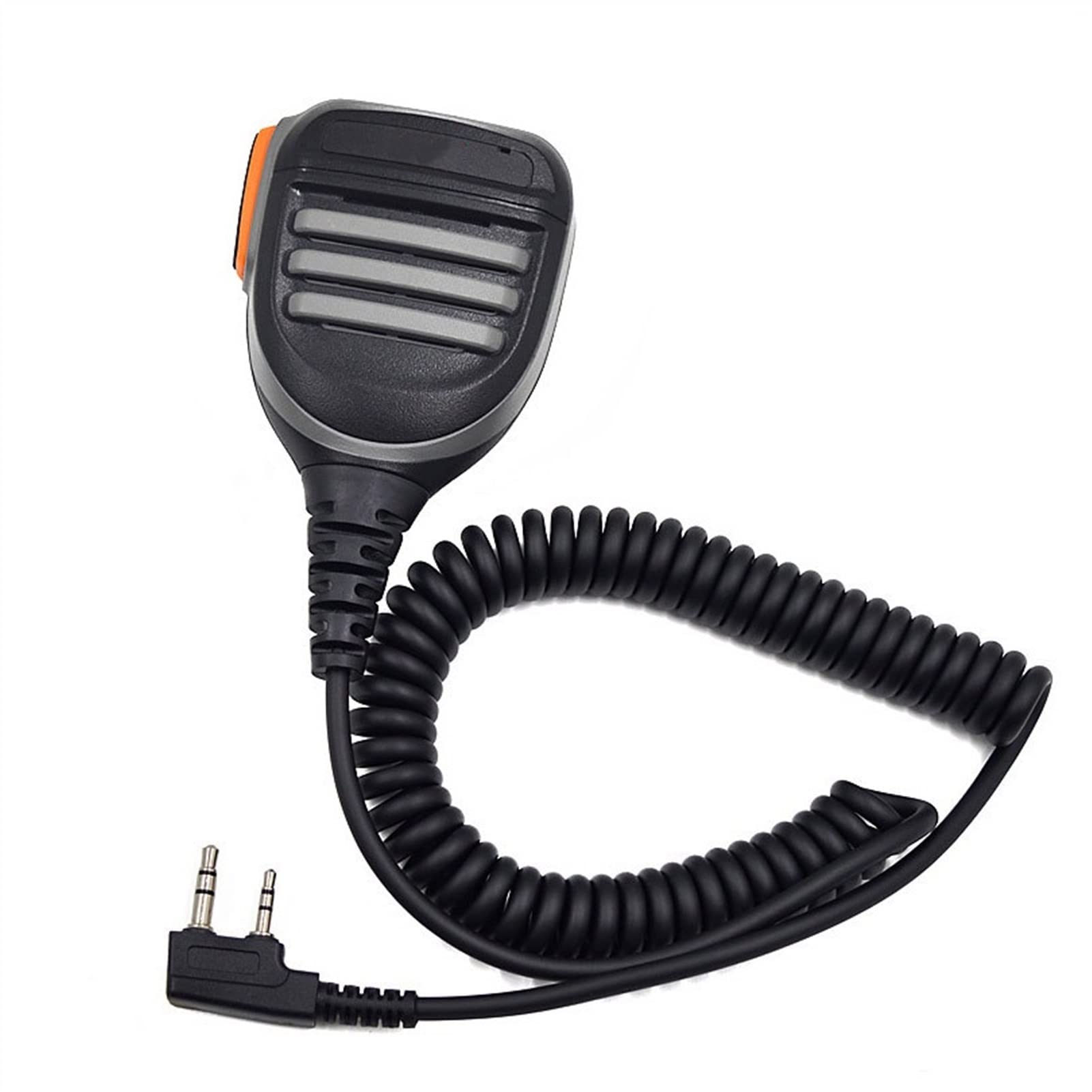 Waterproof Bluetooth Speaker with PTT Microphone - 2-Way Radio Walkie Talkie for Kenwood & Baofeng - Ideal for Outdoor Adventures, Construction Sites, and Emergency Communication