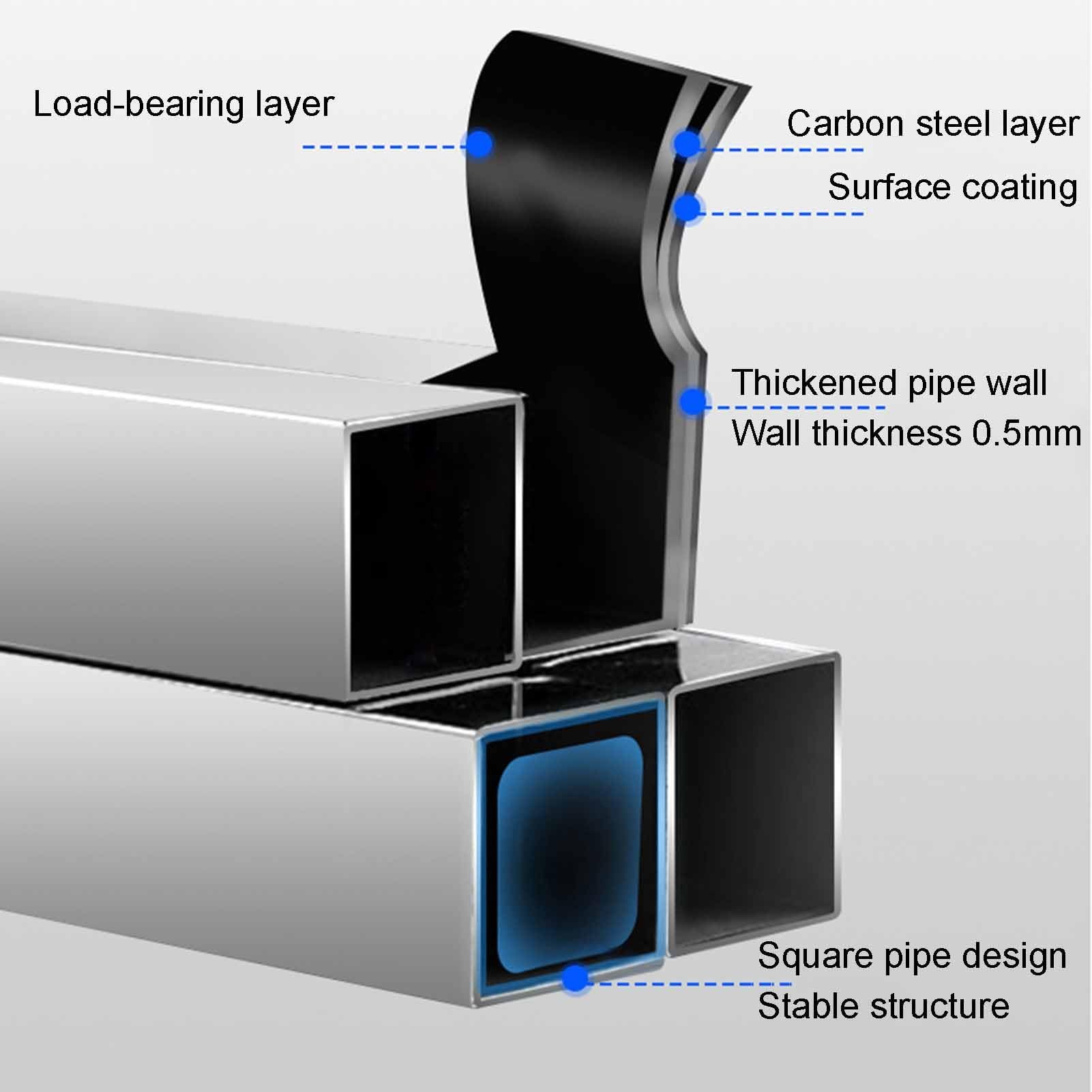 Heavy Duty Appliance Riser - 36x36x12cm Sturdy Refrigerator Stand, Washing Machine Base & Shoe Cabinet Platform with Protective Edging, No Assembly Required - Perfect for Laundry Room, Kitchen & Garage Organization