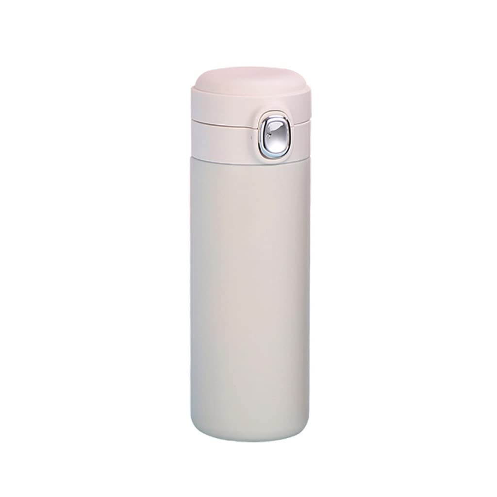 KGEZW 300ML Stainless Steel Vacuum Insulated Travel Mug - Leakproof Thermos Cup for Coffee, Tea & Hot/Cold Beverages - Portable Mini Flask for Sports, Hiking, Camping & Office Use (Color: B)
