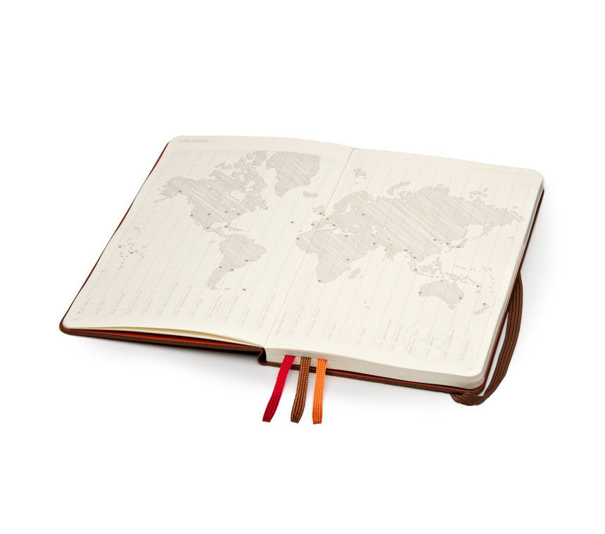 Moleskine Voyageur Travel Journal - Premium Leather Notebook for Writing, Sketching & Note Taking - Perfect for Travelers, Students & Professionals