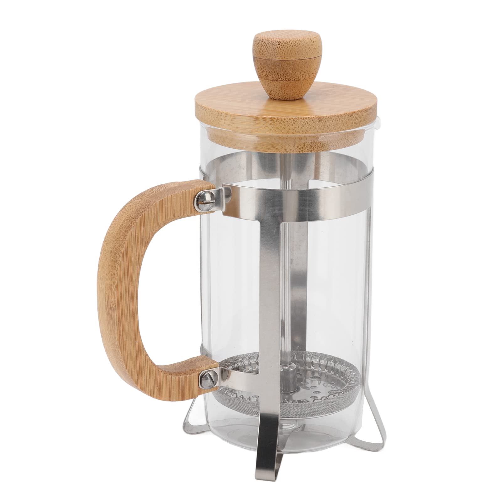 CHICIRIS French Press Coffee Maker - 350ml Stainless Steel Coffee Press Pot for Home, Office, Camping & Travel | Hand Pressed Coffee Brewer for Rich Flavor | Perfect for Daily Use, Outdoor Adventures & Gifts