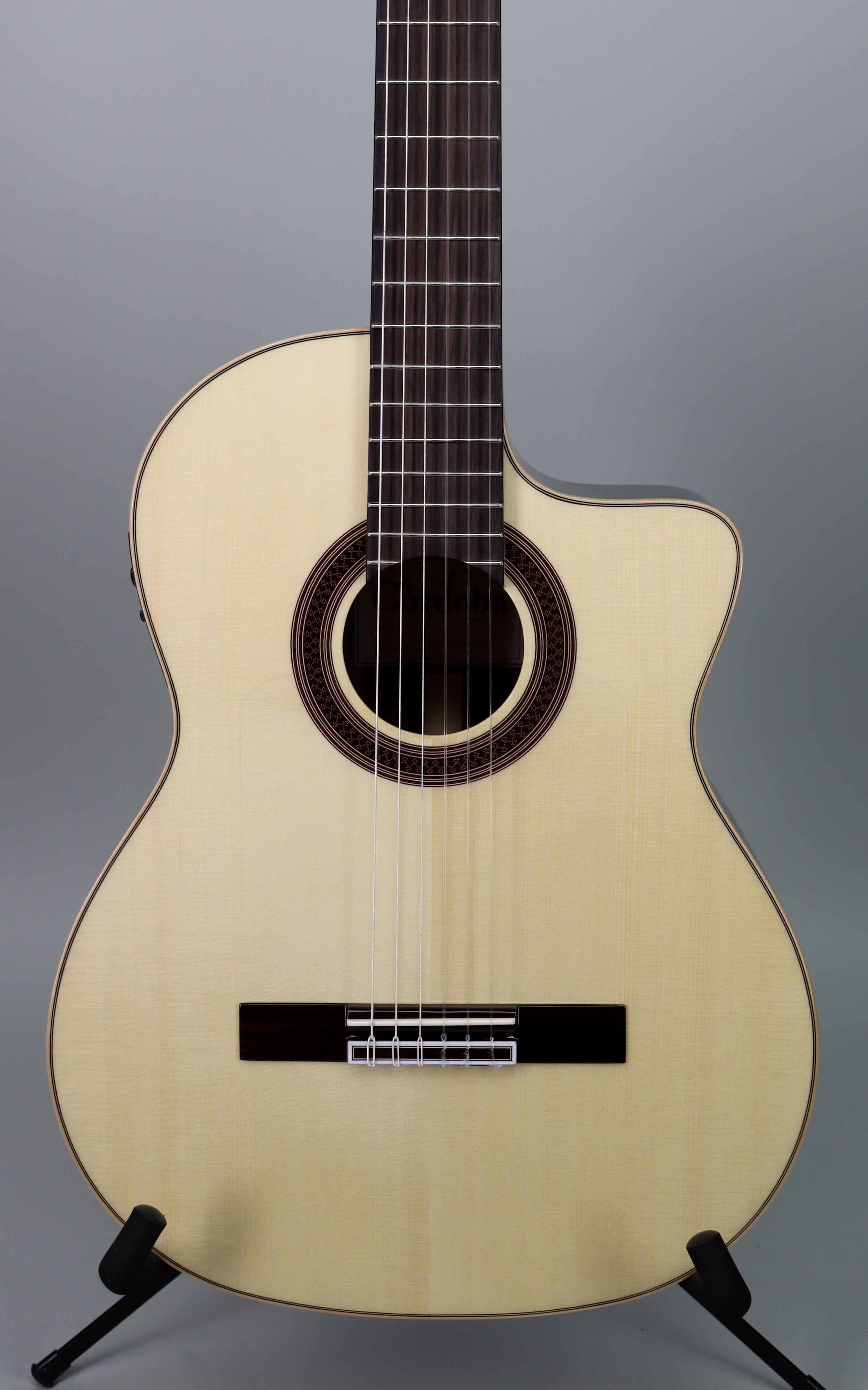 Cordoba GK Studio Negra Classical Guitar - Professional Spanish Flamenco Guitar for Beginners & Advanced Players | Perfect for Home Practice, Live Performances & Music Lessons