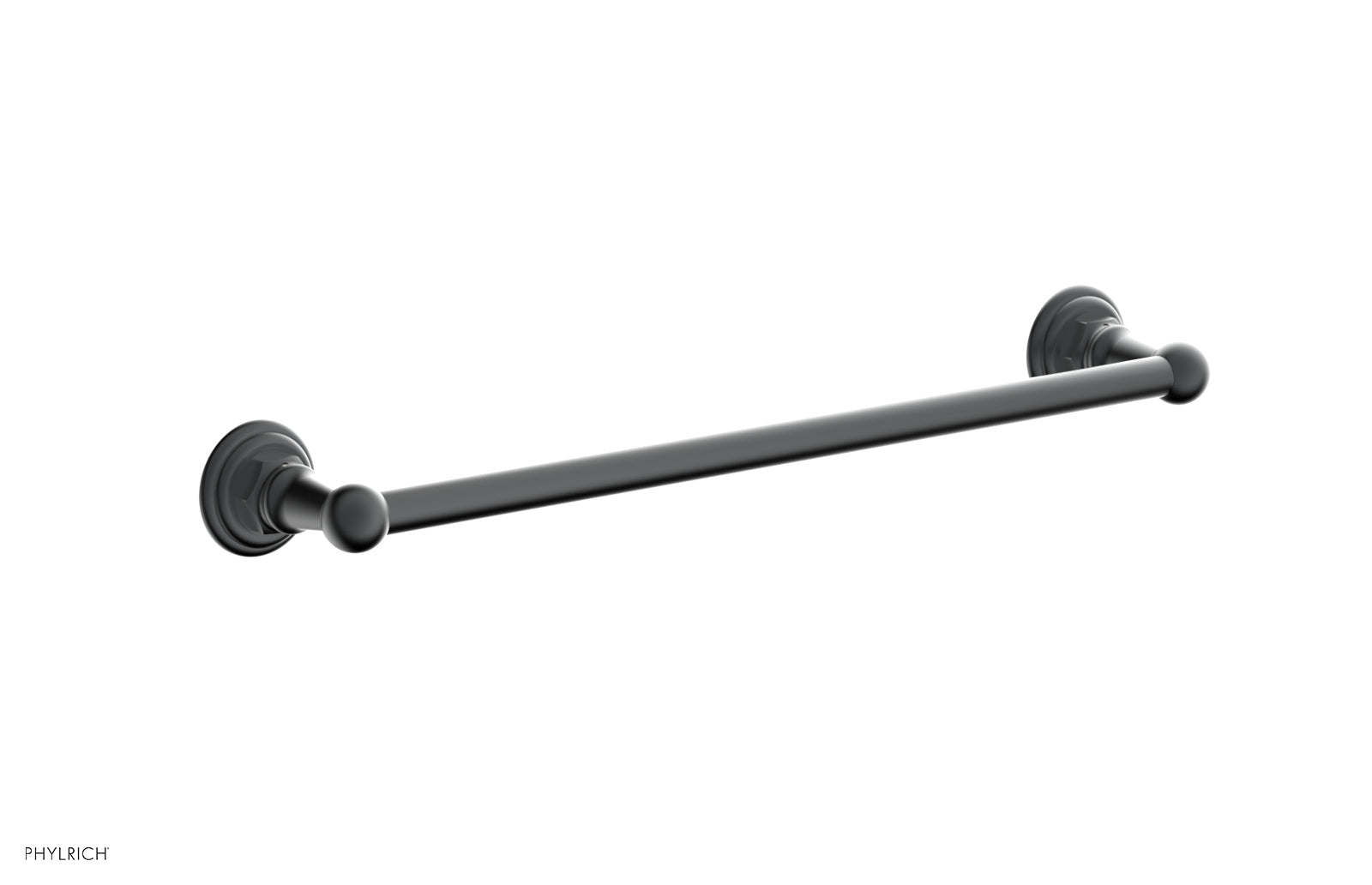 HEX TRADITIONAL 18-Inch Chrome Towel Bar - Heavy Duty Bathroom Towel Rack for Modern Homes, Hotels & Spas (500 Series 70mm) - Perfect for Bathrooms, Kitchens & Laundry Rooms