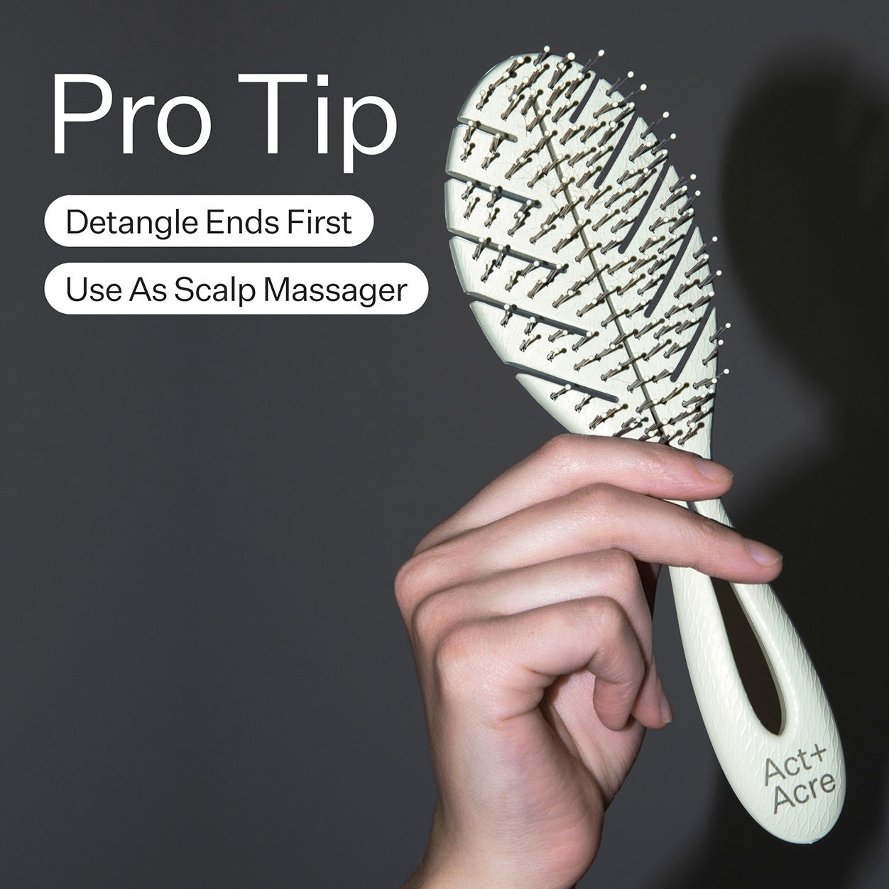 Detangling Hair Brush for Wet & Dry Hair - Pain-Free Knot Remover for Smooth & Shiny Hair - Perfect for Kids, Adults & Curly Hair Care