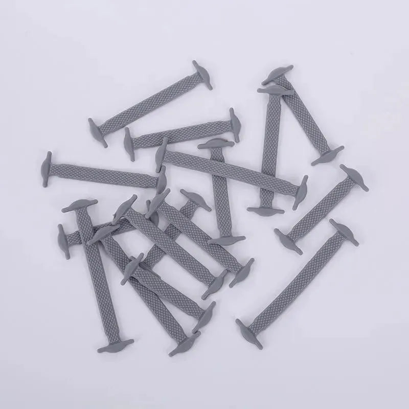 No Tie Shoelaces - 16pcs Silicone Elastic Shoe Laces for Adults & Kids - Perfect for Running, Walking, Sports & Daily Wear