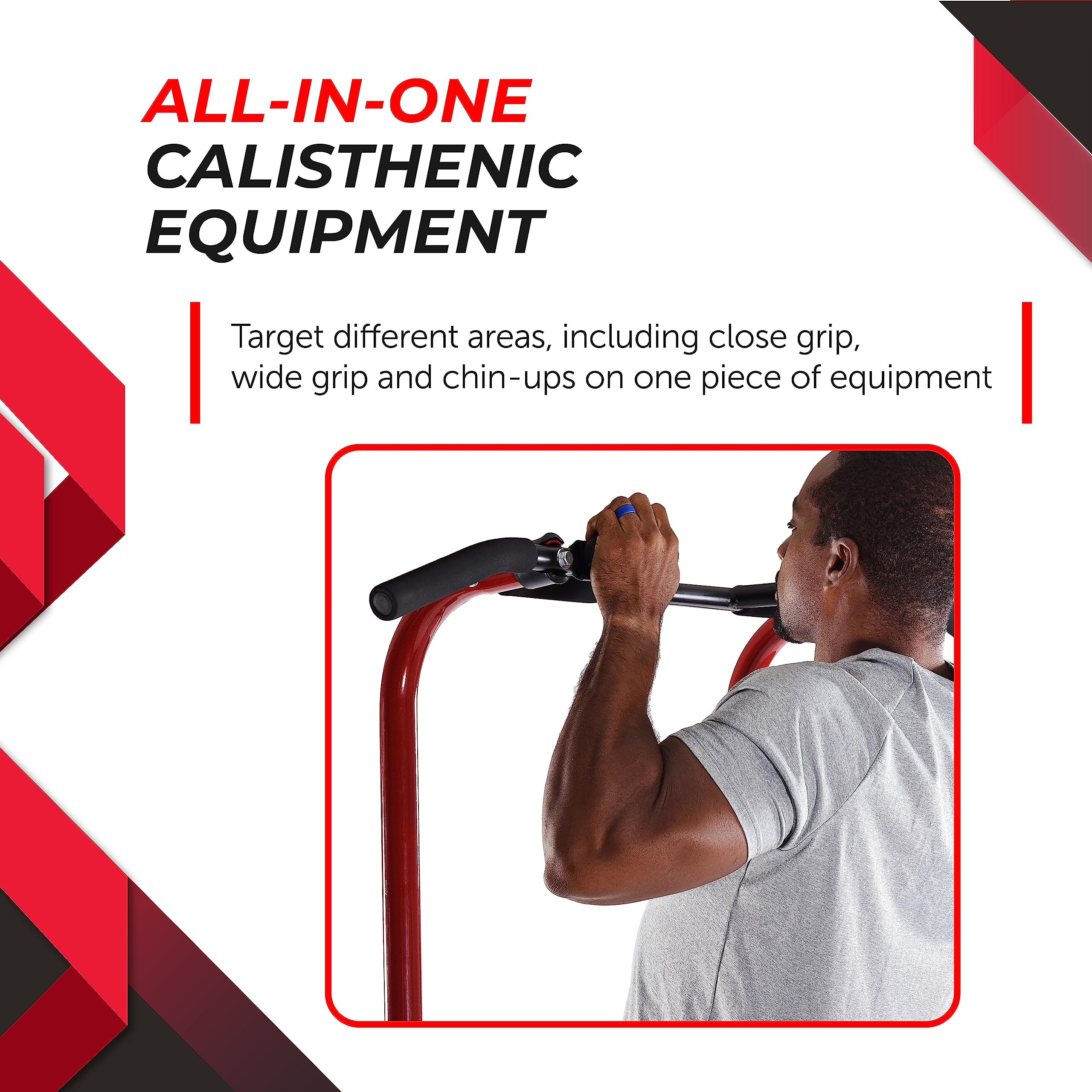 Stamina Power Tower - Pull Up & Dip Bar for Home Gym - 250 lbs Capacity - Perfect for Strength Training