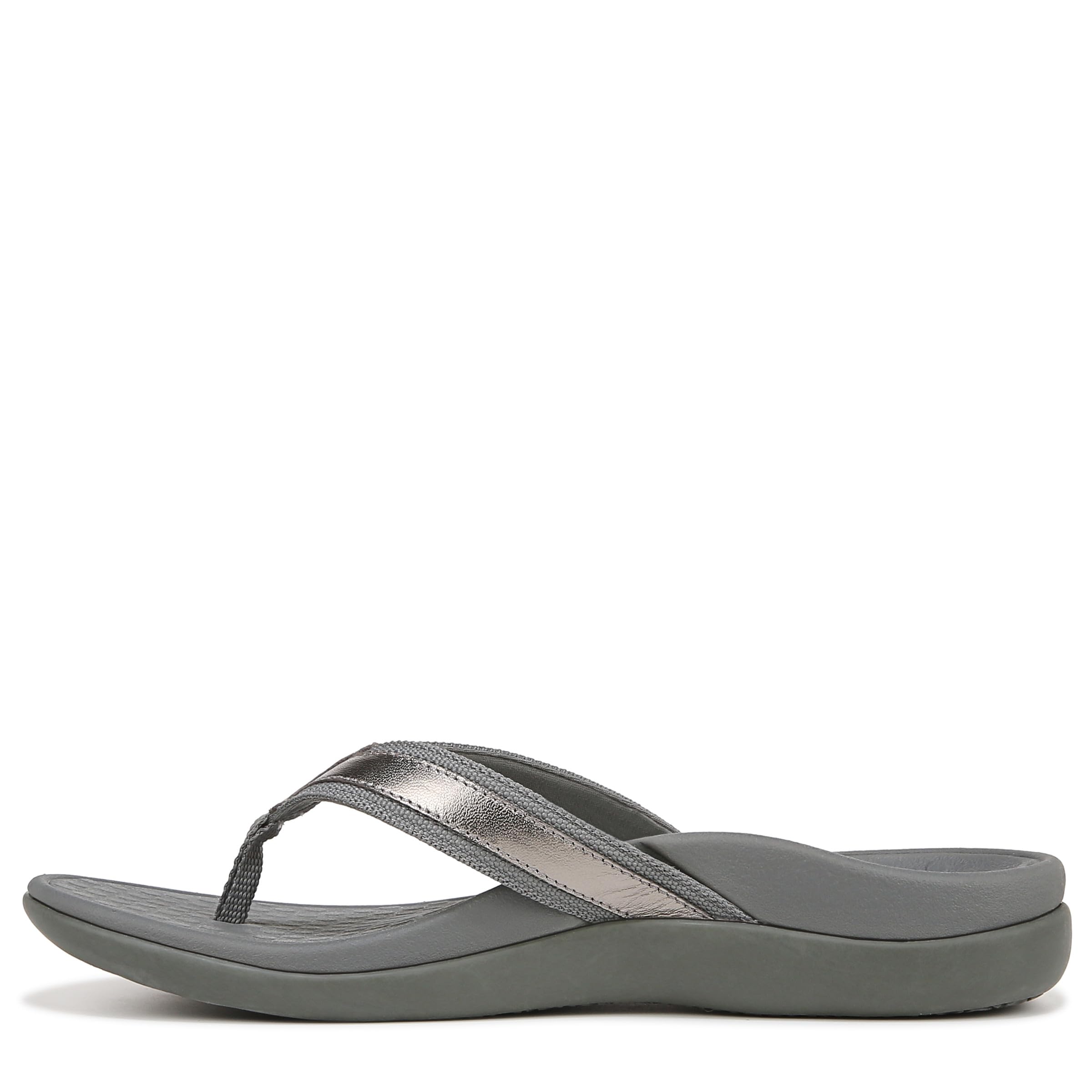 Vionic Women's Tide Toe Post Sandals - Comfortable Orthotic Support for Plantar Fasciitis & Heel Pain - Perfect for Walking, Travel & Summer Outfits