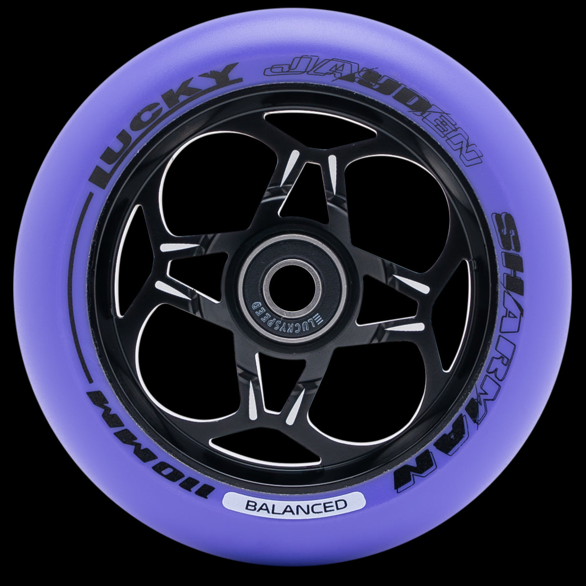 Lucky Jayden Sharman V3 Signature Quatro Wheel Skateboard - High Performance Pro Skateboard for Street & Park Riding - Perfect for Skaters & Beginners