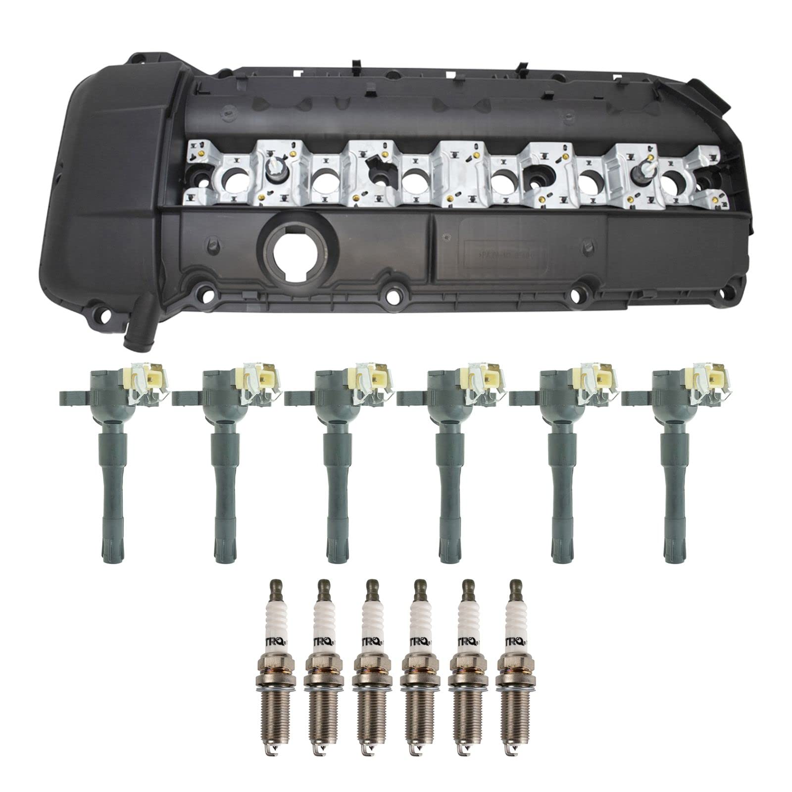 BMW Z3 Ignition Kit - Ignition Coil, Spark Plugs & Valve Cover Compatible with 1999 Models | Engine Performance Upgrade for Smooth Driving & Racing