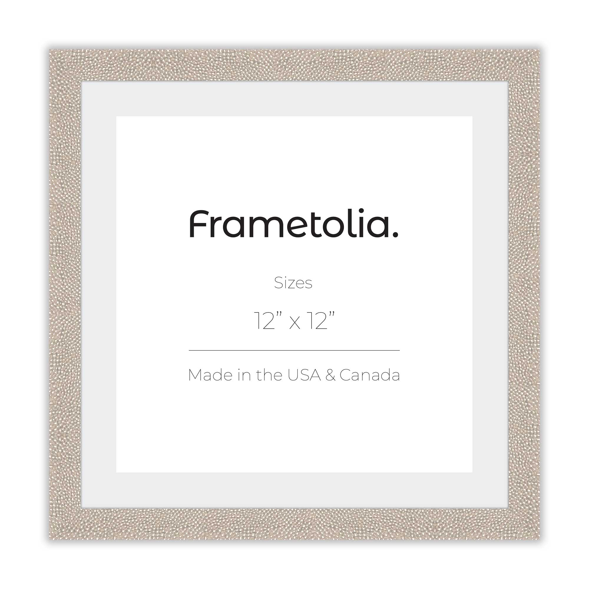 Custom Printed Bone Shagreen Picture Frame - Elegant Home & Office Decor for Photos, Artwork, and Wall Display
