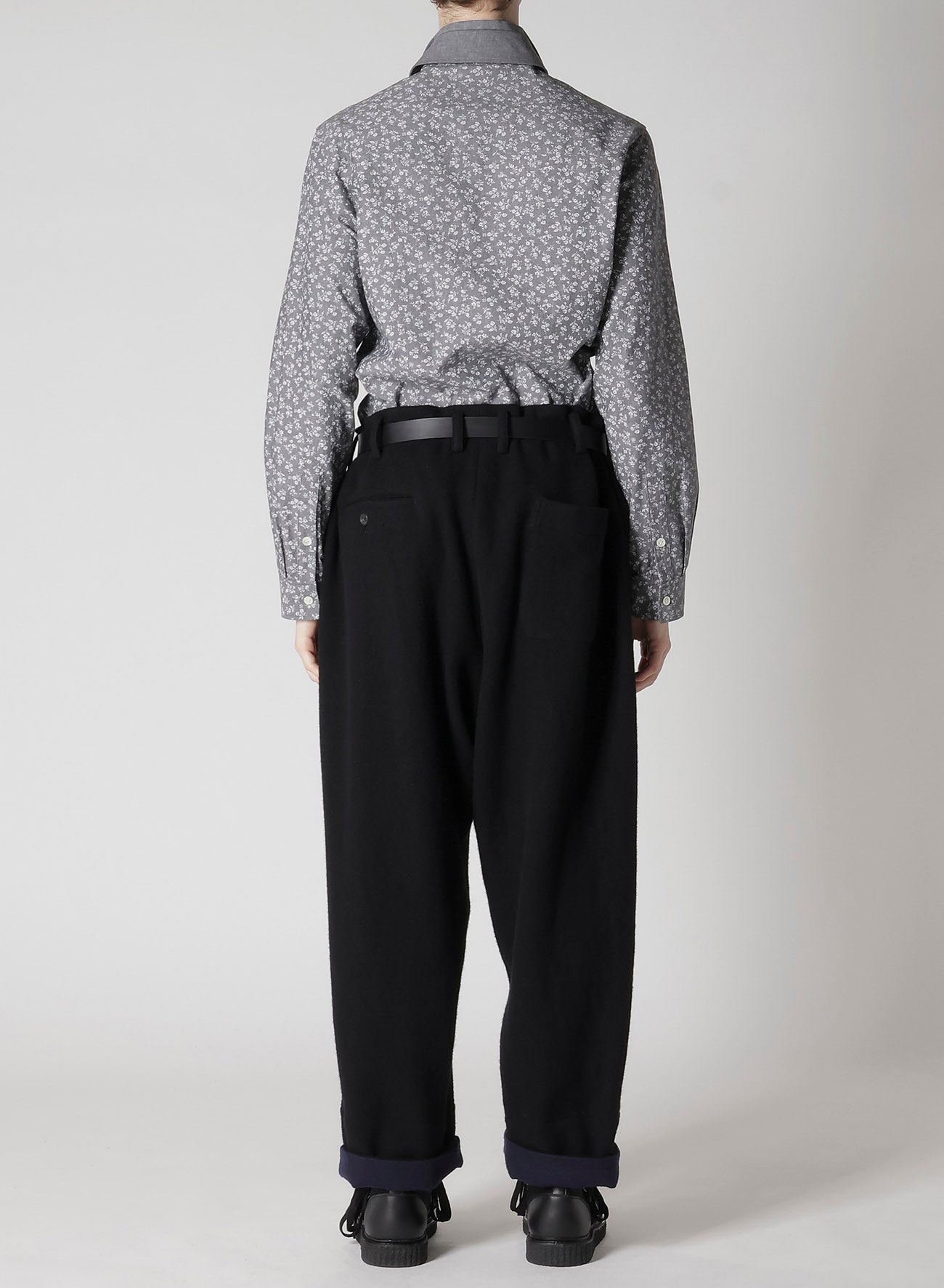 British Wool Hem Facing Pants for Men & Women - Classic Trousers with Comfortable Fit for Office, Travel & Casual Wear