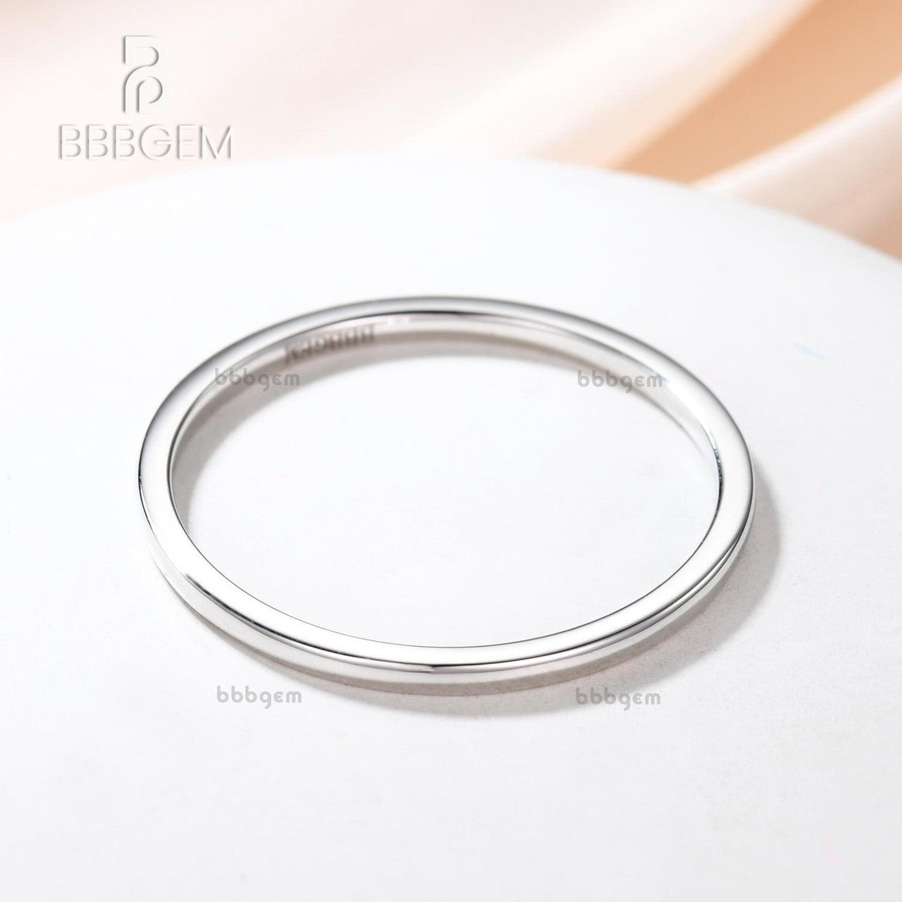 14K Gold Plain Wedding Ring for Women & Men – Infinity Eternity Band in White, Yellow, Rose Gold – Perfect Anniversary Gift & Matching Wedding Band for Couples – Ideal for Proposals, Vows Renewal & Special Occasions