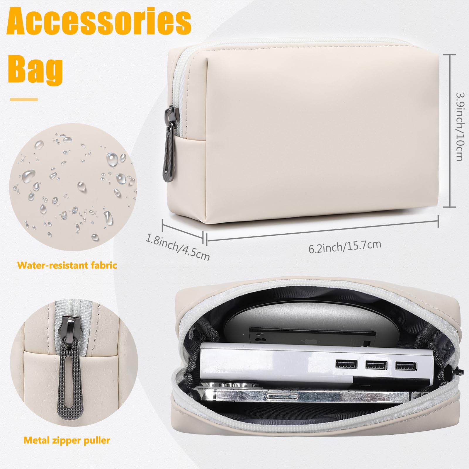 Premium 15-16 Inch Laptop Sleeve with Built-in Stand - Compatible with MacBook Pro 16 M4/M3/M2/M1 Pro/Max (2024-2019), Dell XPS 15, MacBook Pro 15 (2015-2012), Samsung Galaxy Book Flex/Pro 15 - Beige Protective Case for Work, Travel & School