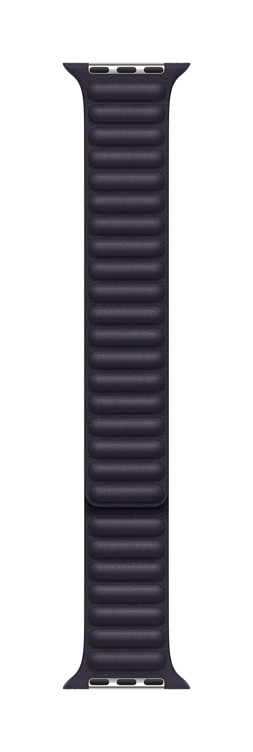 Apple Watch Band 45mm - Genuine Leather Link Strap in Ink Color - S/M Size - Perfect for Business, Casual & Everyday Wear