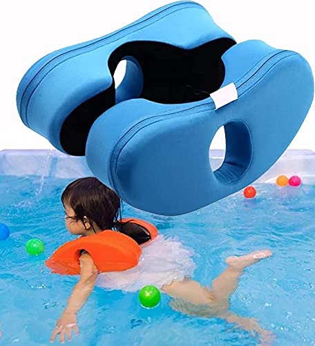**Non-Inflatable Baby Neck Float Ring - EPE Foam Swim Training Aid for Infants & Toddlers - Safe Pool Float for Swimming Lessons (Blue, Size L) - Perfect for Pools, Lakes & Beach Water Play**